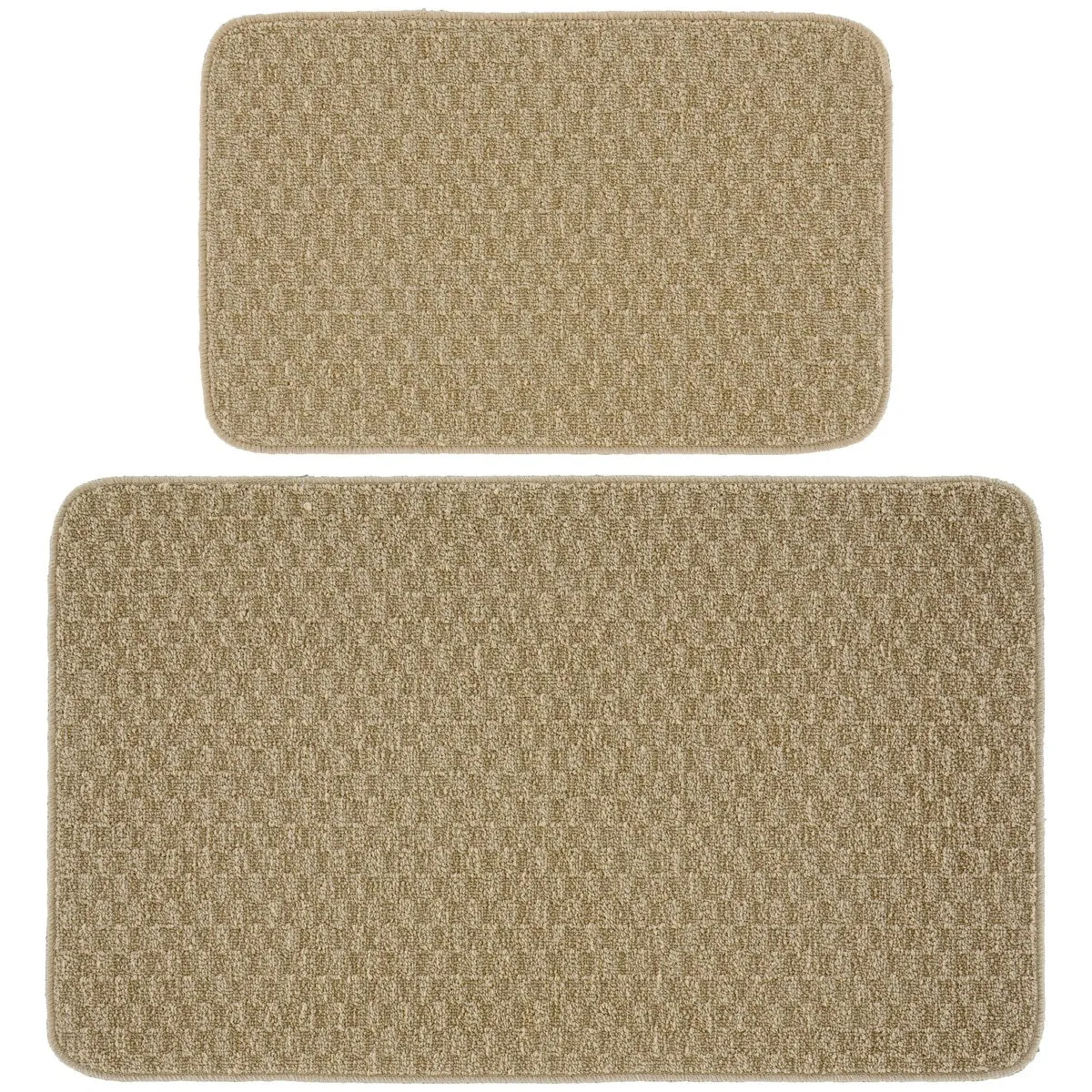 Garland Rug Town Solid Checkered Durable Kitchen/ Door Mat Accent Rug