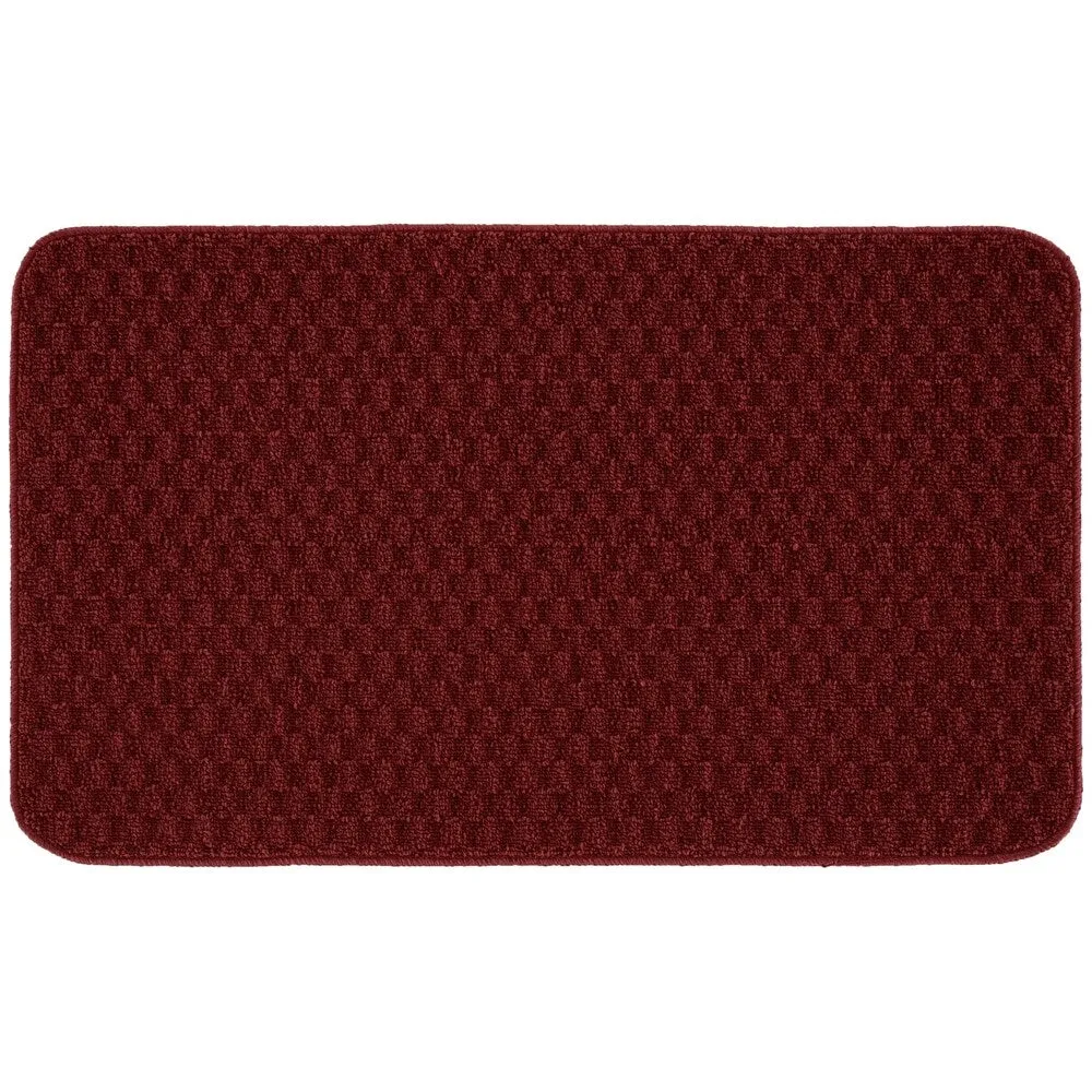 Garland Rug Town Solid Checkered Durable Kitchen/ Door Mat Accent Rug