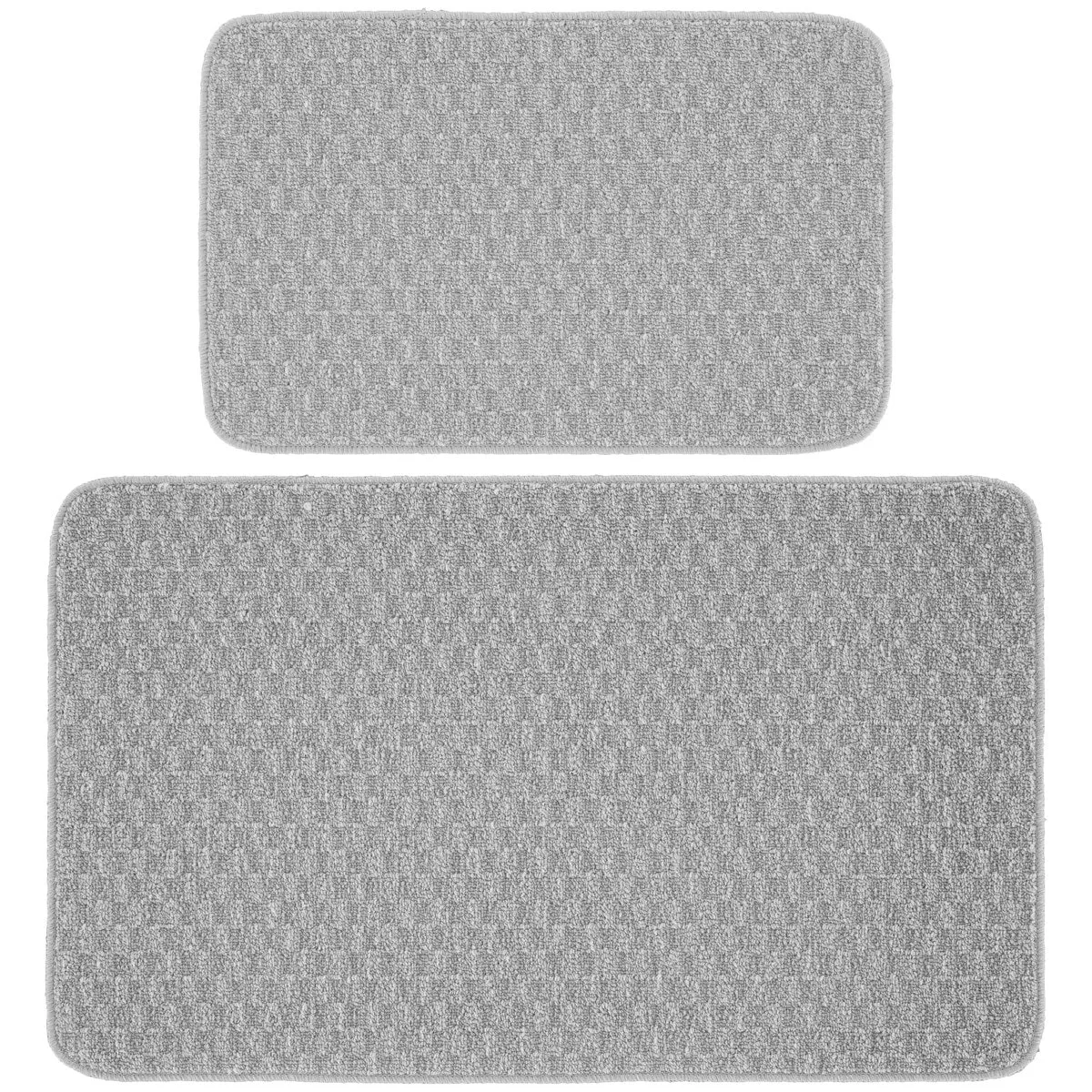 Garland Rug Town Solid Checkered Durable Kitchen/ Door Mat Accent Rug