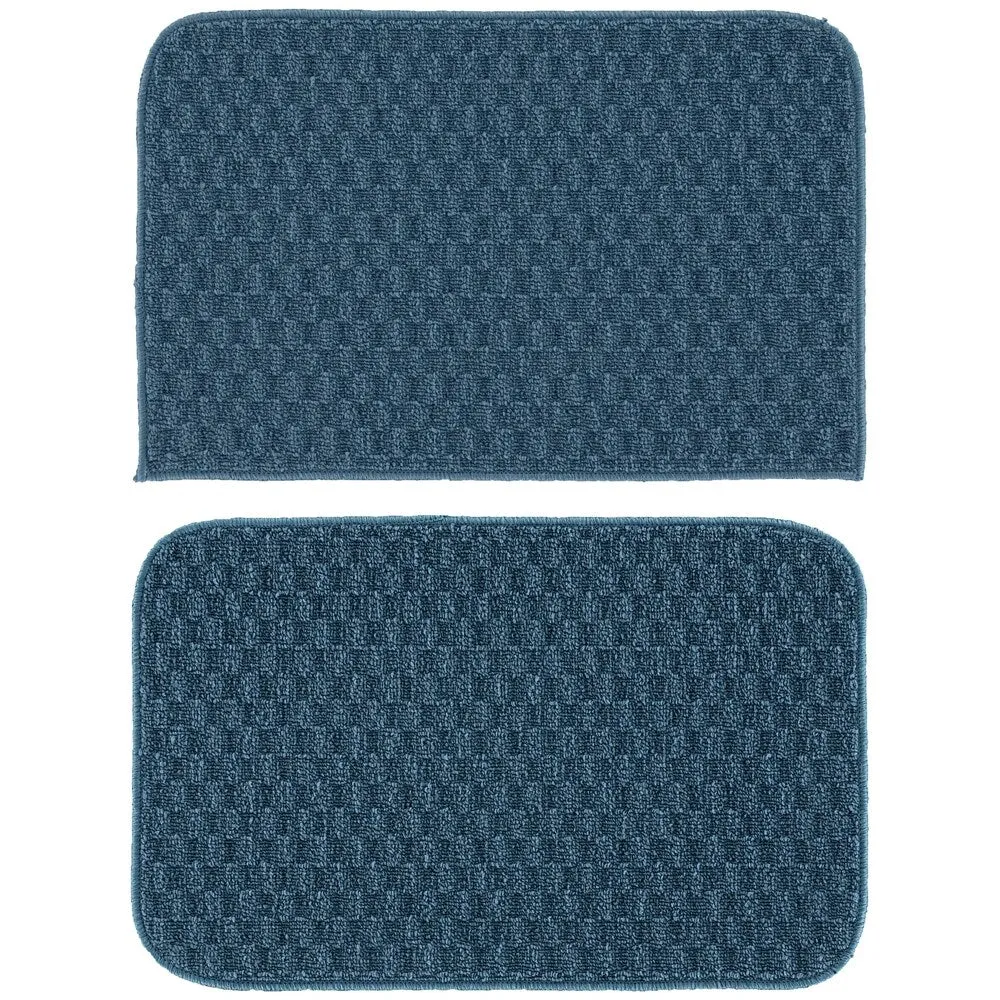 Garland Rug Town Solid Checkered Durable Kitchen/ Door Mat Accent Rug