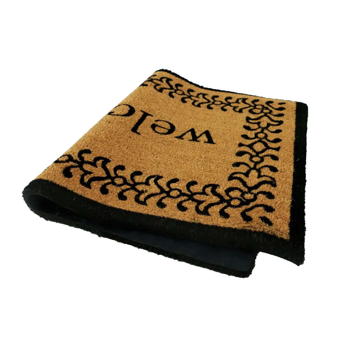 George Towne Living-OVERSIZED-24x36 Outdoor Coir Mat-Welcome Border - 24x36