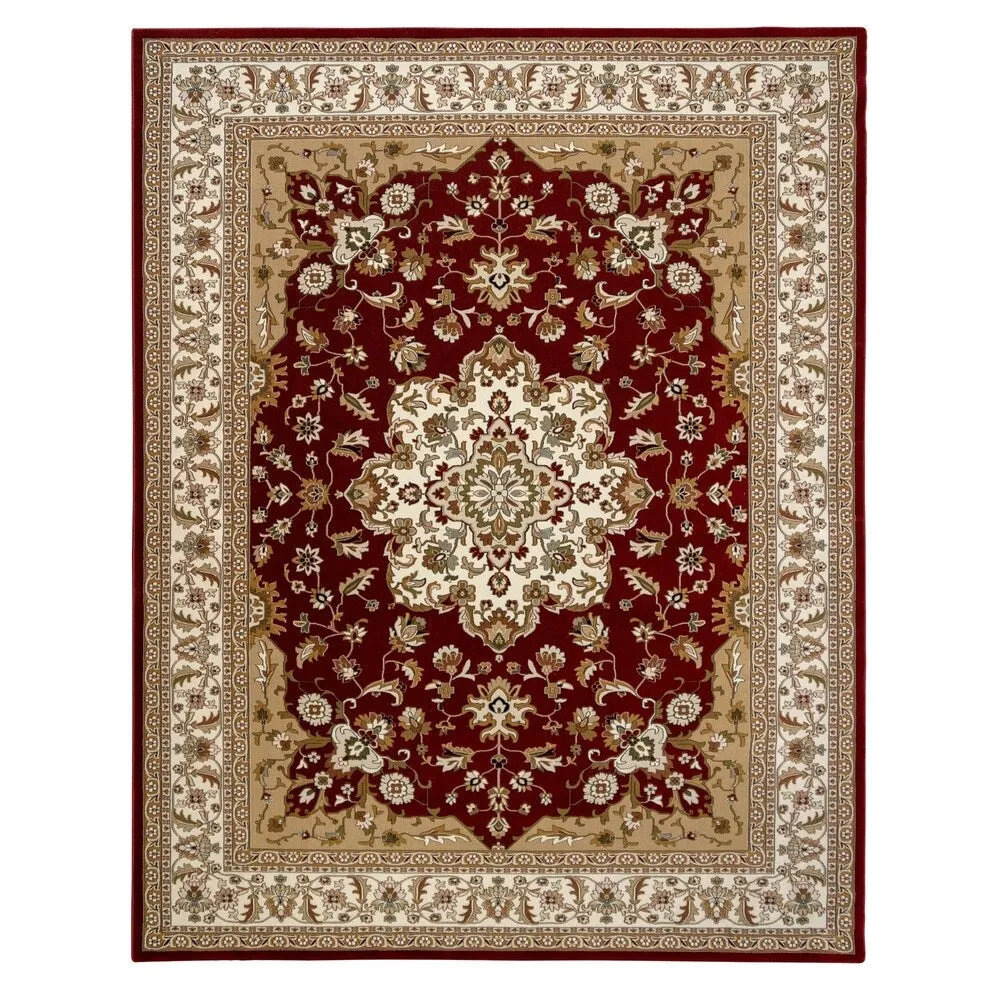 Gertmenian Majestic Chilton Red Traditional Border Oriental Area Rug - 7' 10 x 10'