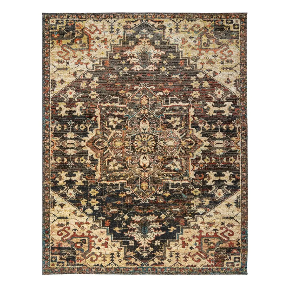 Gertmenian Orleans Polypropylene Transitional Floral Area Rug Collection