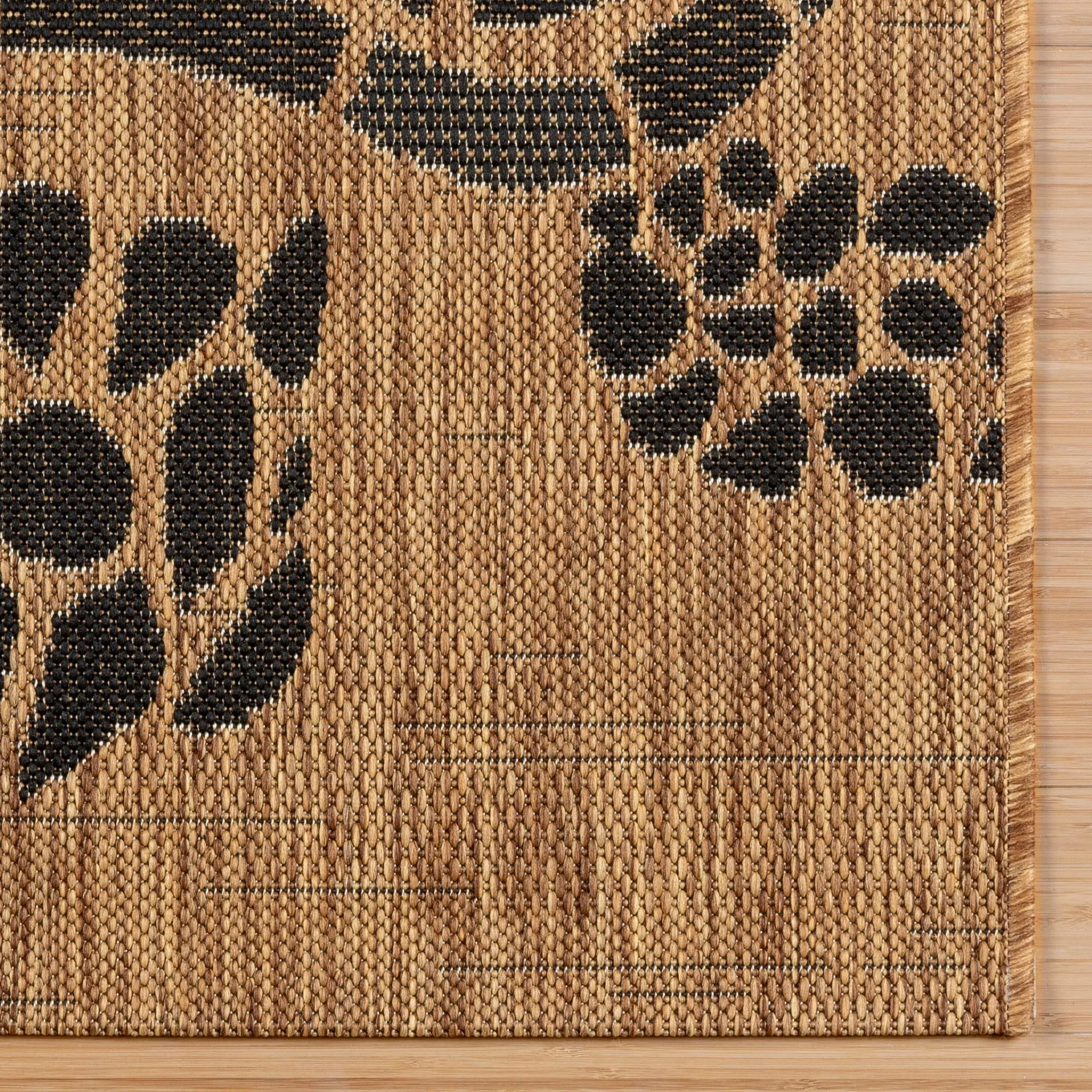 Gertmenian Paseo Tortue Tropical Sea Turtle Polypropylene Flatweave Indoor/ Outdoor Area Rug