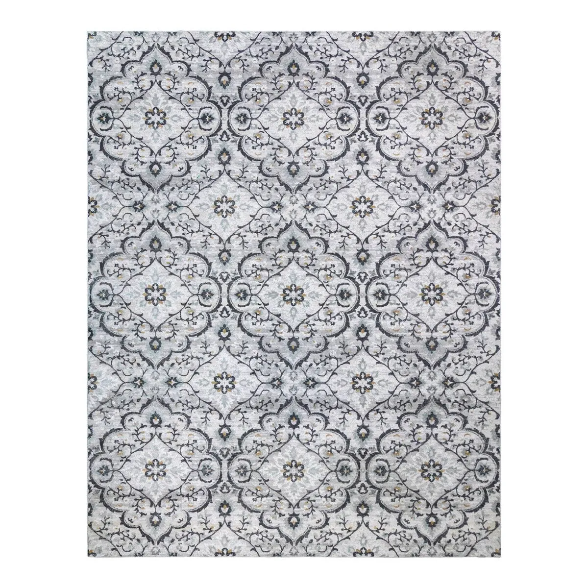 Gertmenian Quattro Tunny Gray Polypropylene Transitional Area Rug