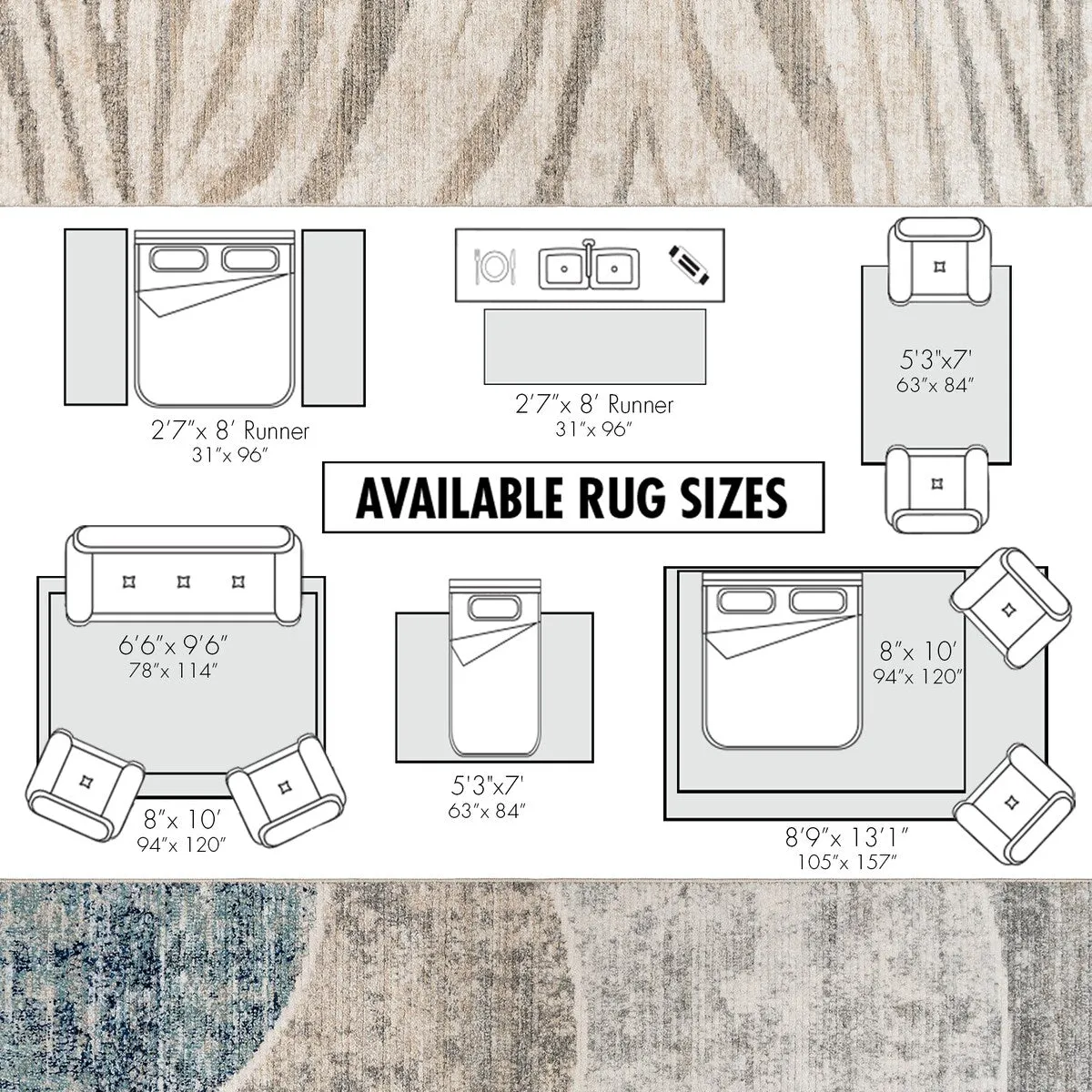 Gertmenian Winsor Modern Neutral Abstract Polypropylene Indoor Area Rug Collection