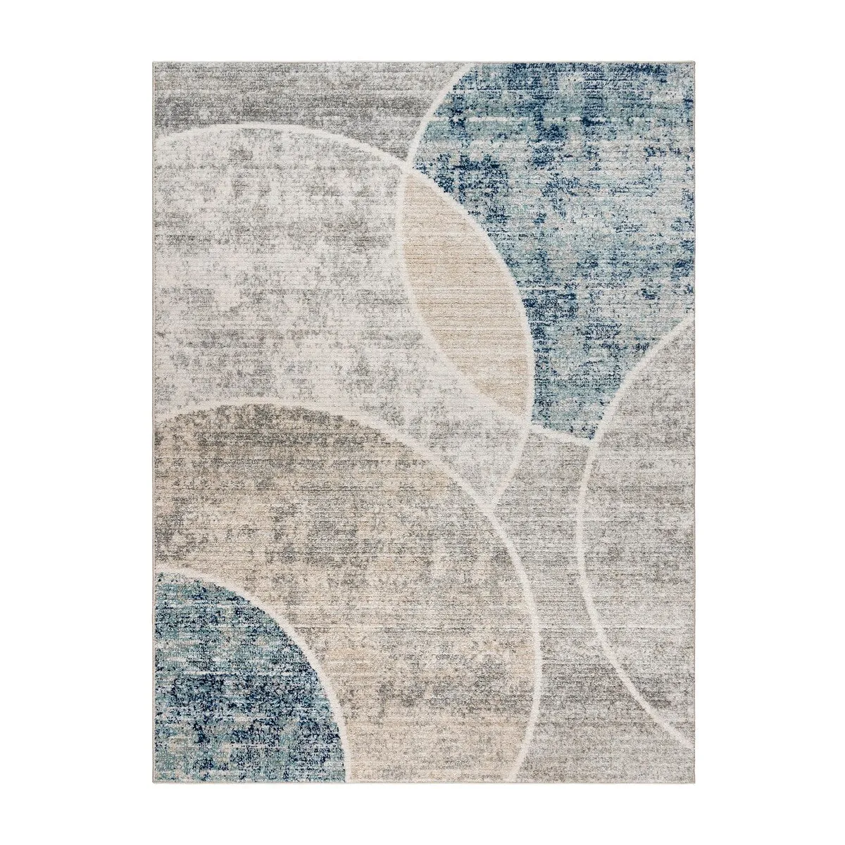 Gertmenian Winsor Modern Neutral Abstract Polypropylene Indoor Area Rug Collection