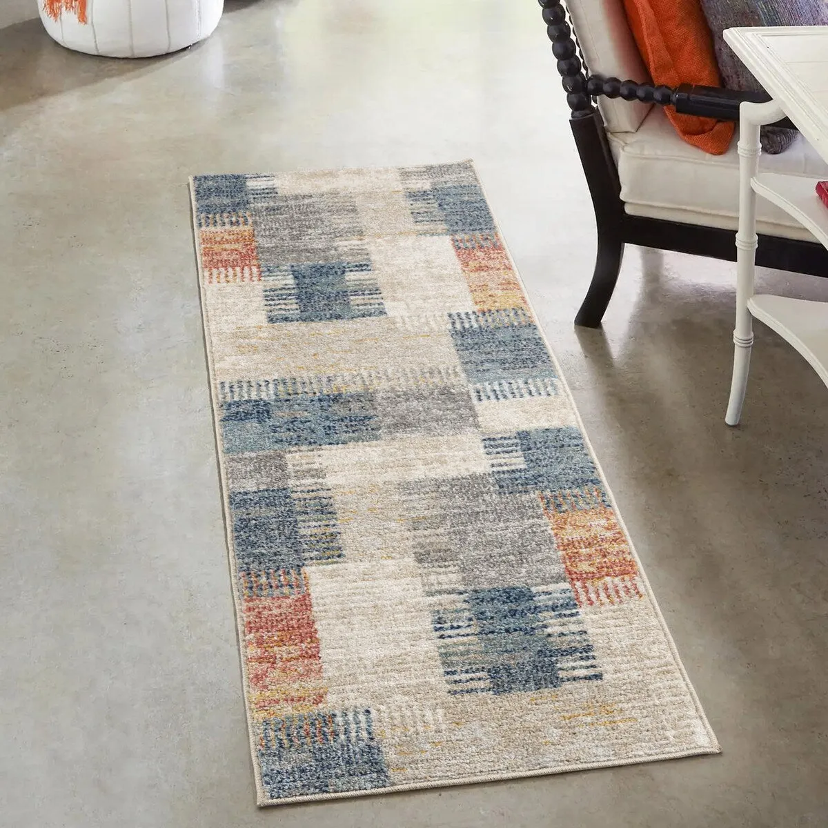 Gertmenian Winsor Modern Neutral Abstract Polypropylene Indoor Area Rug Collection