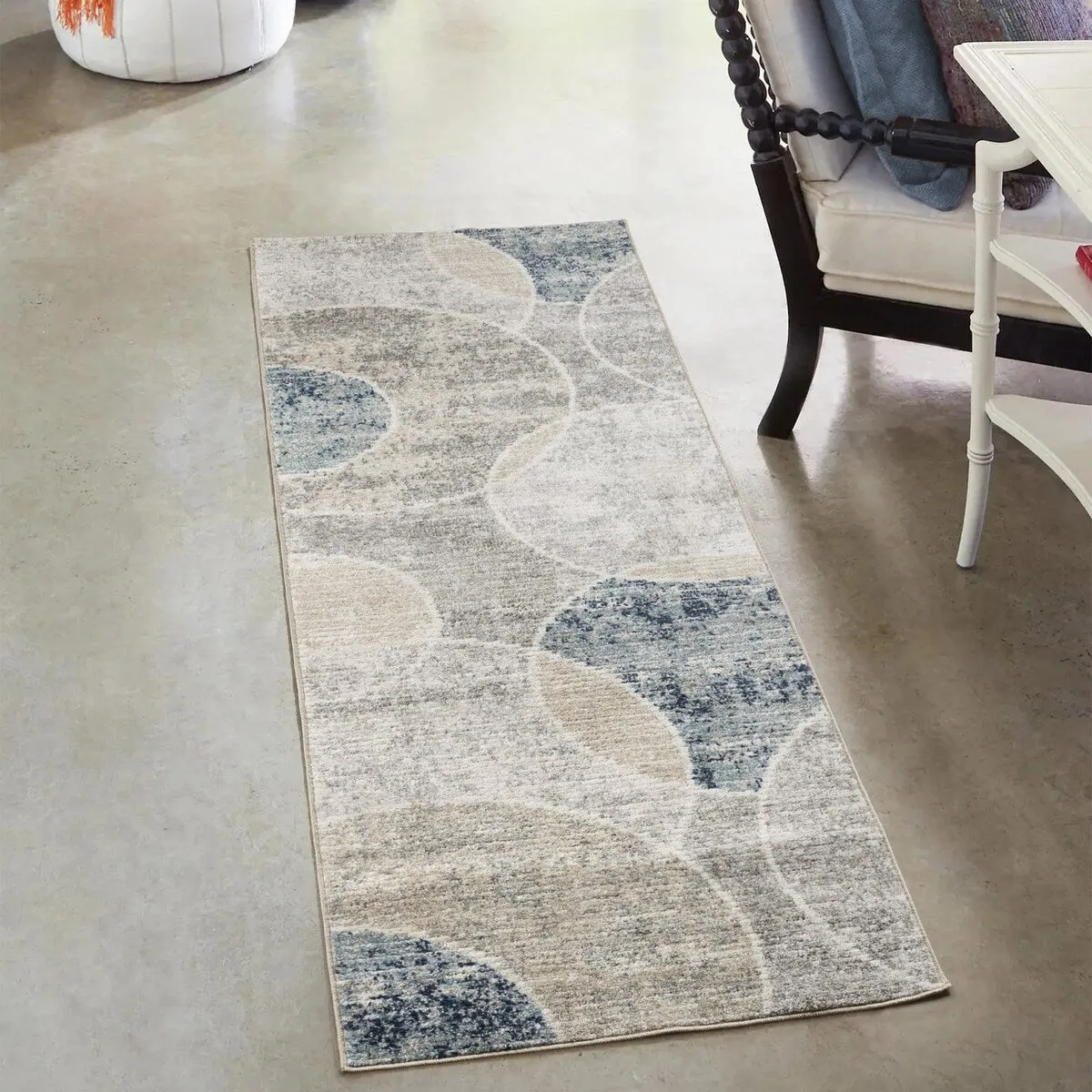 Gertmenian Winsor Modern Neutral Abstract Polypropylene Indoor Area Rug Collection