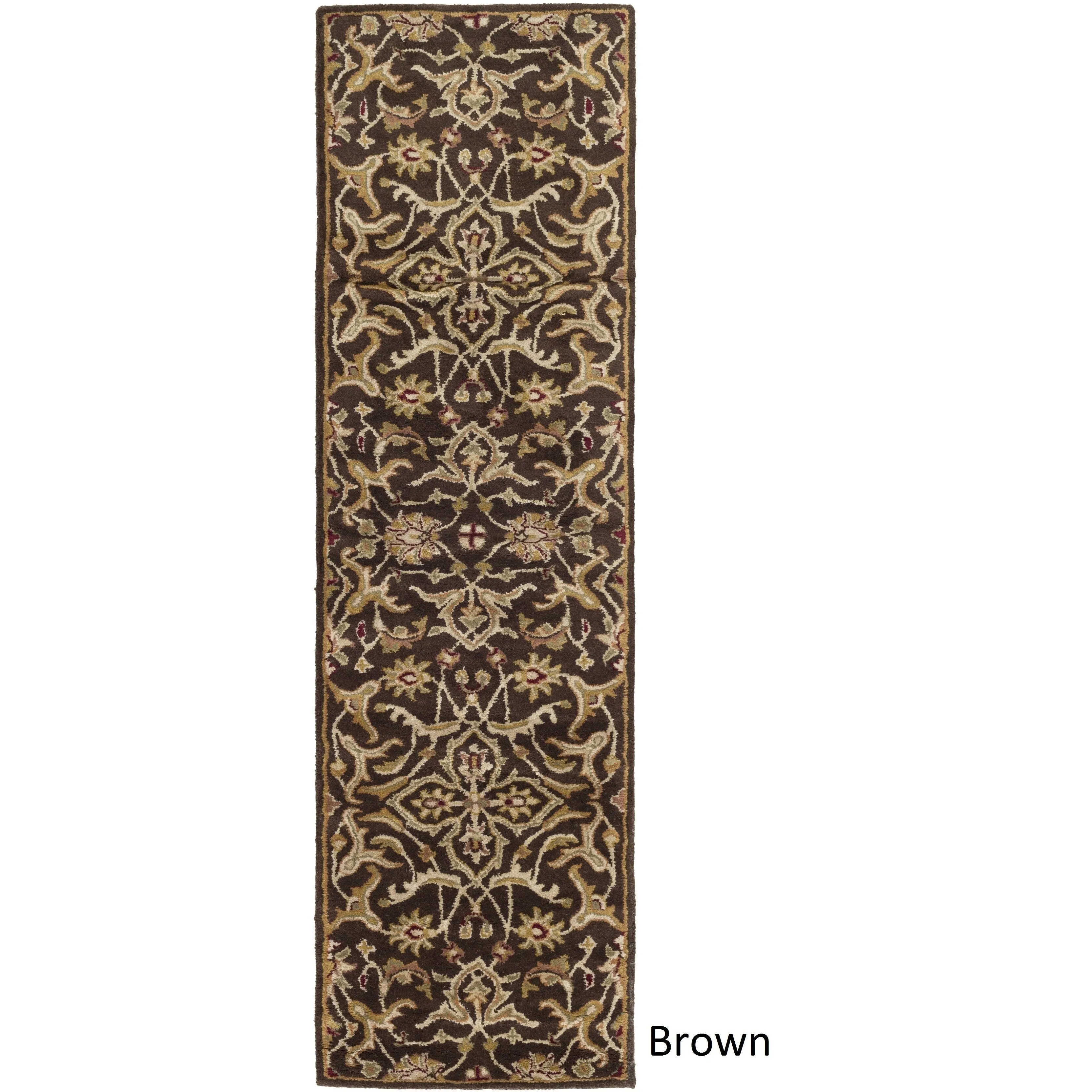 Gracewood Hollow Ray Hand-tufted Floral Runner Rug