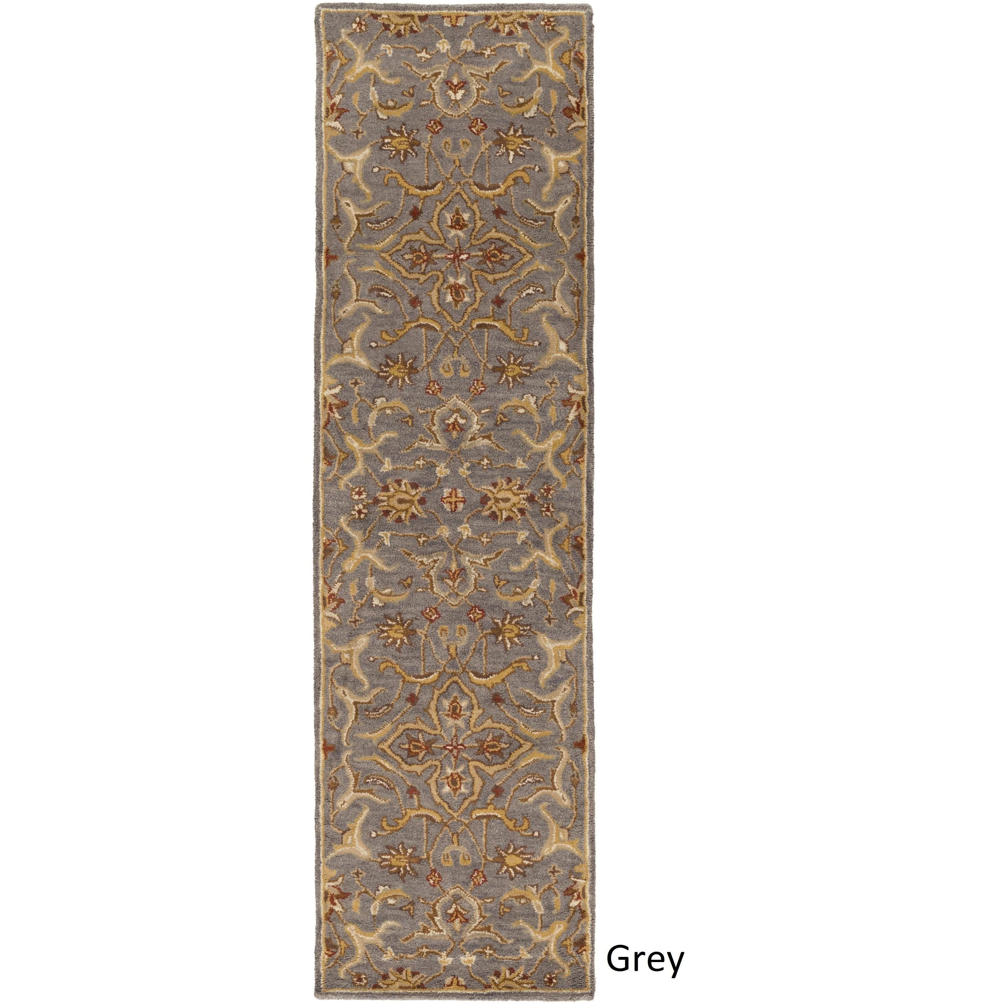 Gracewood Hollow Ray Hand-tufted Floral Runner Rug