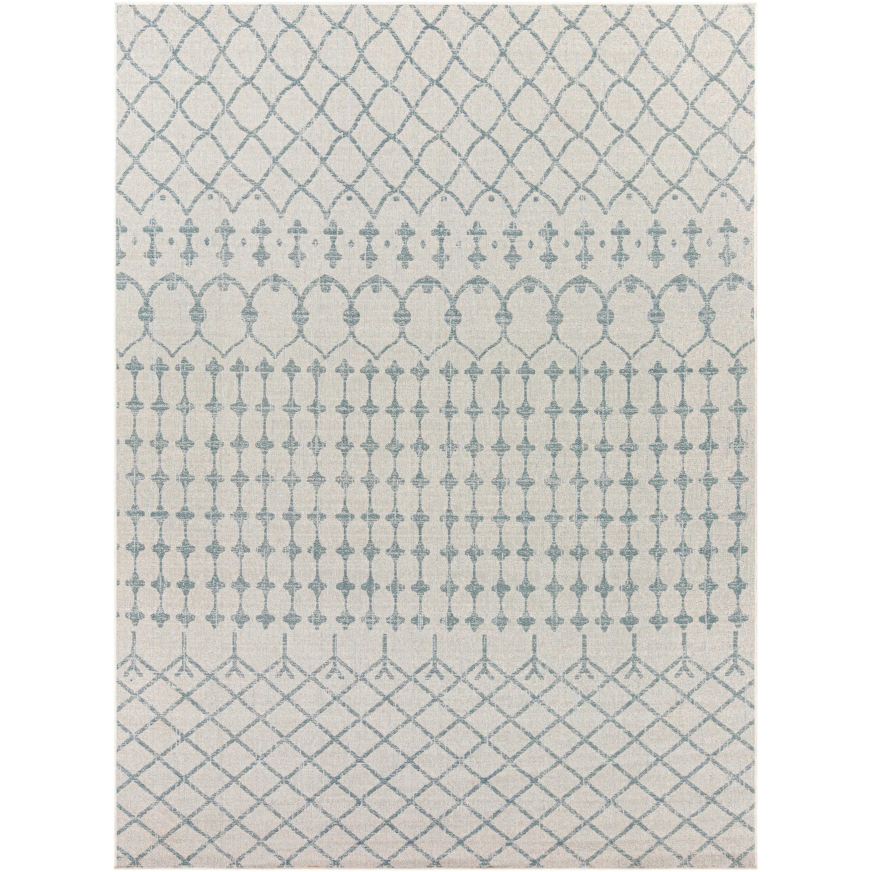 Grady Indoor / Outdoor Boho Geometric Area Rug