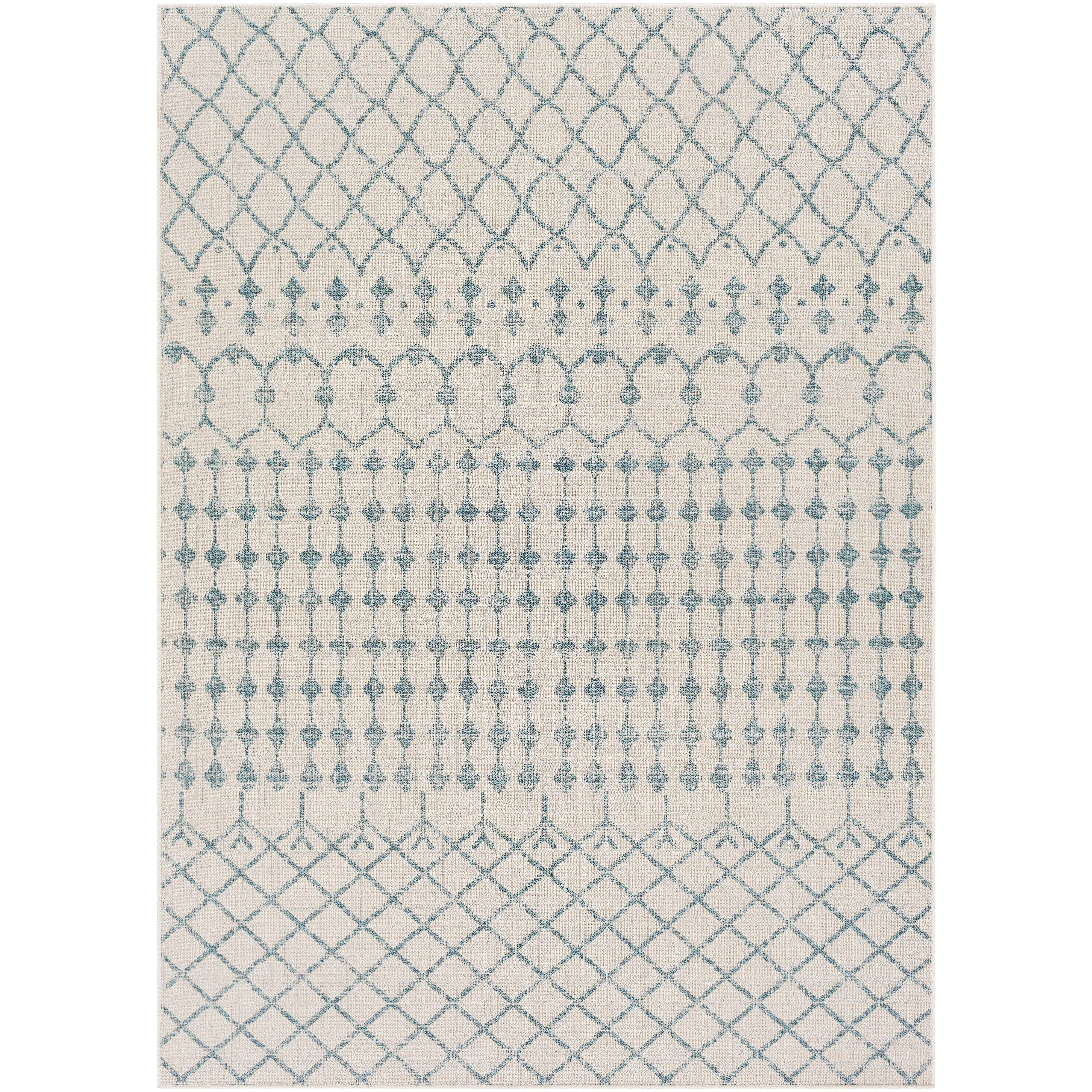 Grady Indoor / Outdoor Boho Geometric Area Rug