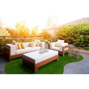 GreenSpace Educational Artificial Grass Synthetic Area Rug