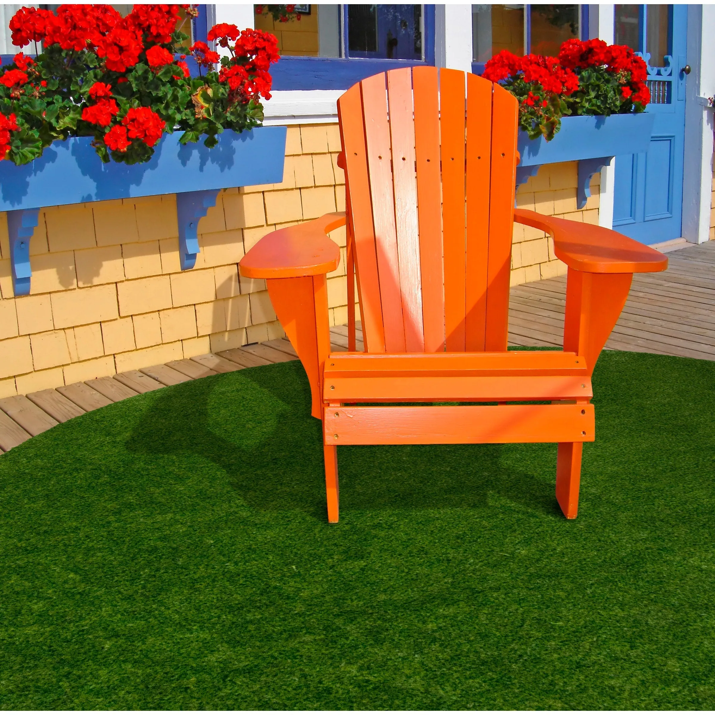 GreenSpace Educational Artificial Grass Synthetic Area Rug