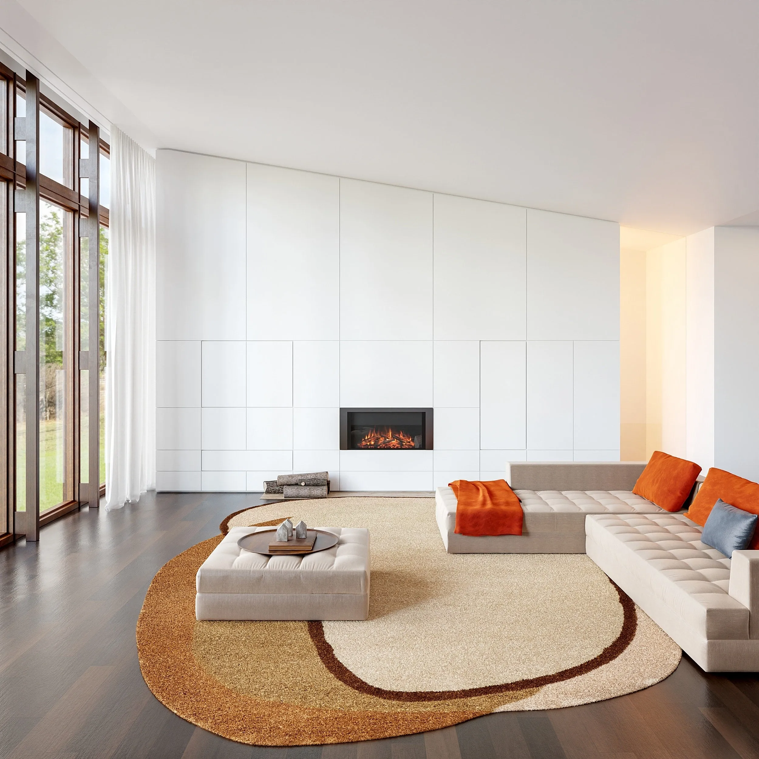 Greenwich Abstract Wool Area Rug