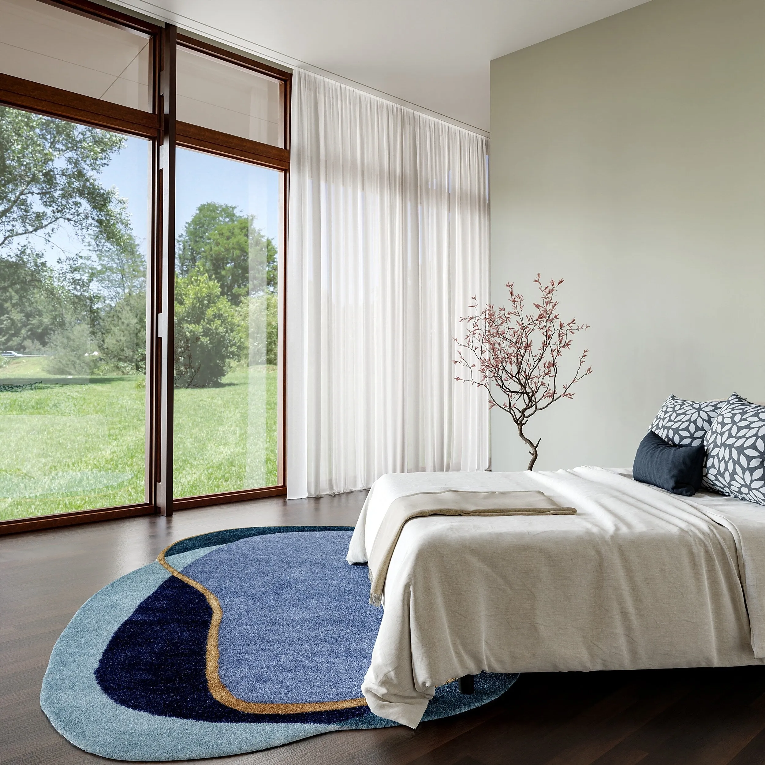 Greenwich Abstract Wool Area Rug