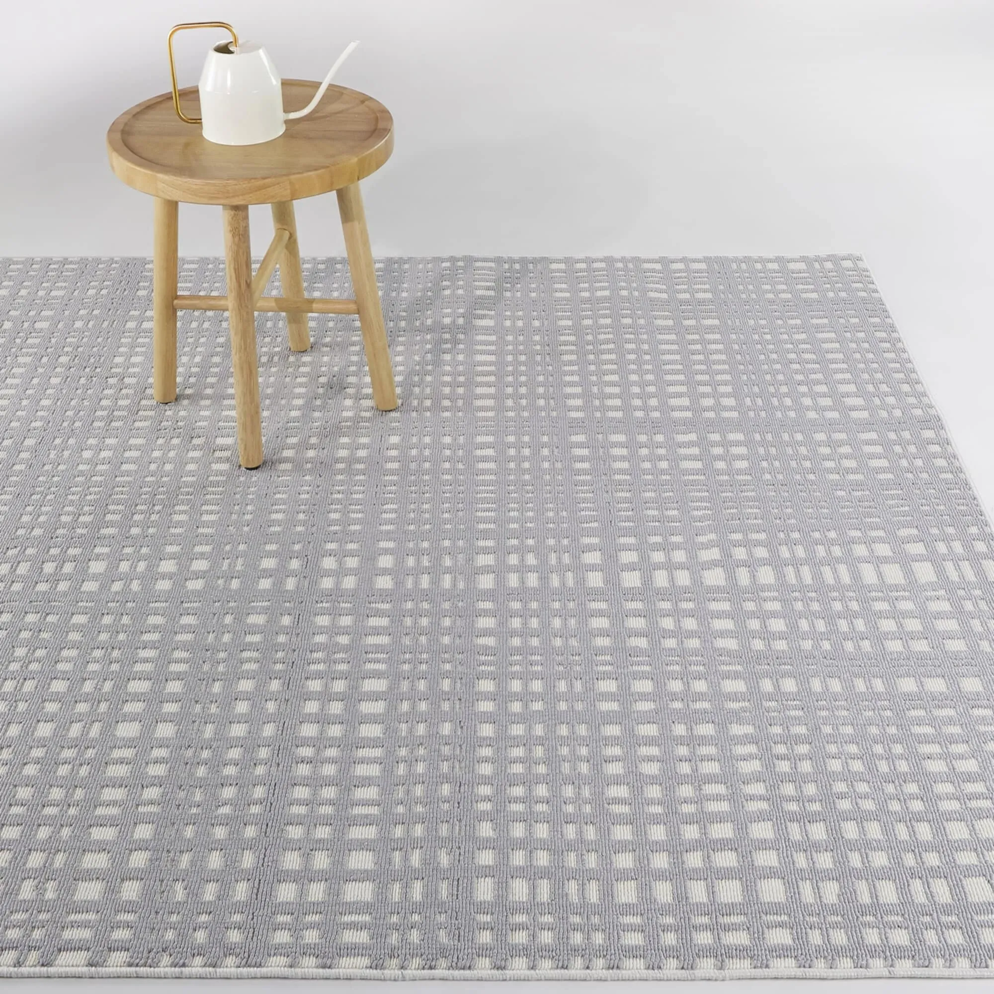 Haldane Abstract Plaid Indoor/Outdoor Area Rug