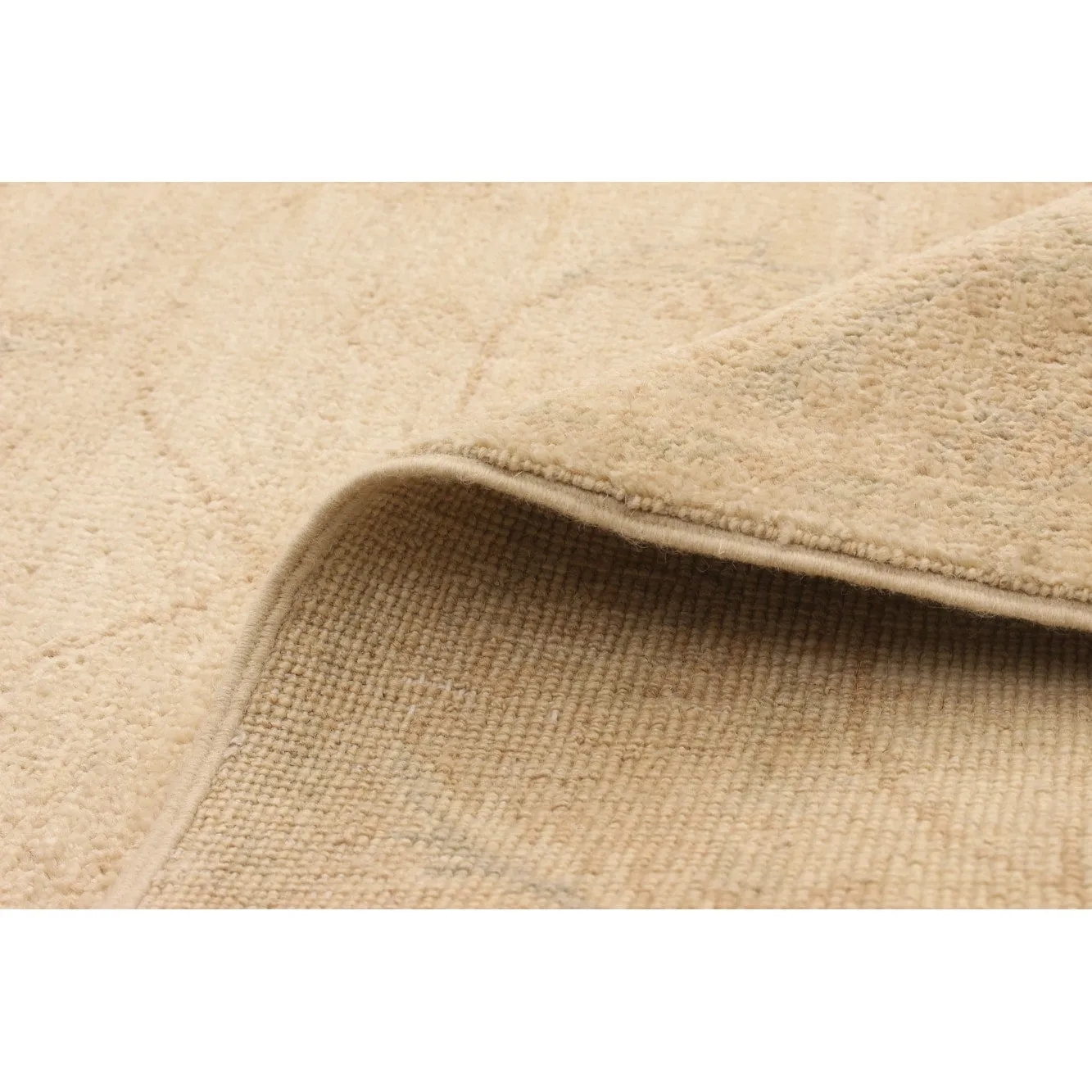 Hand-knotted Peshawar Oushak Cream Wool Rug - 2'7 x 9'10 Runner/2'7 x 9'10