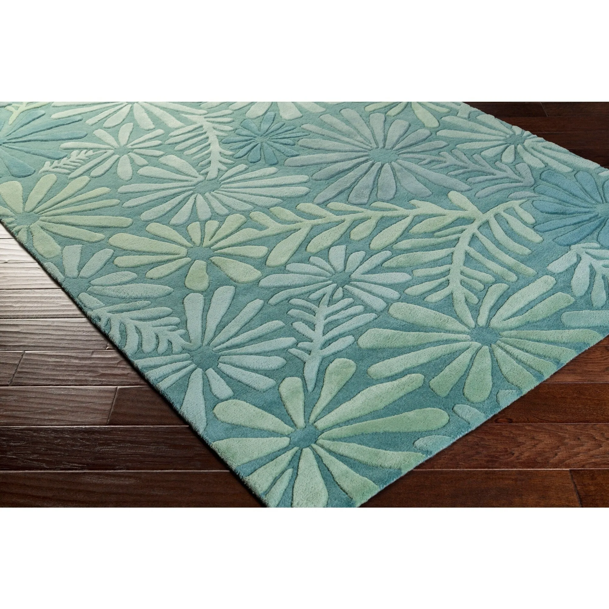 Hand-tufted Billie Floral Indoor Area Rug