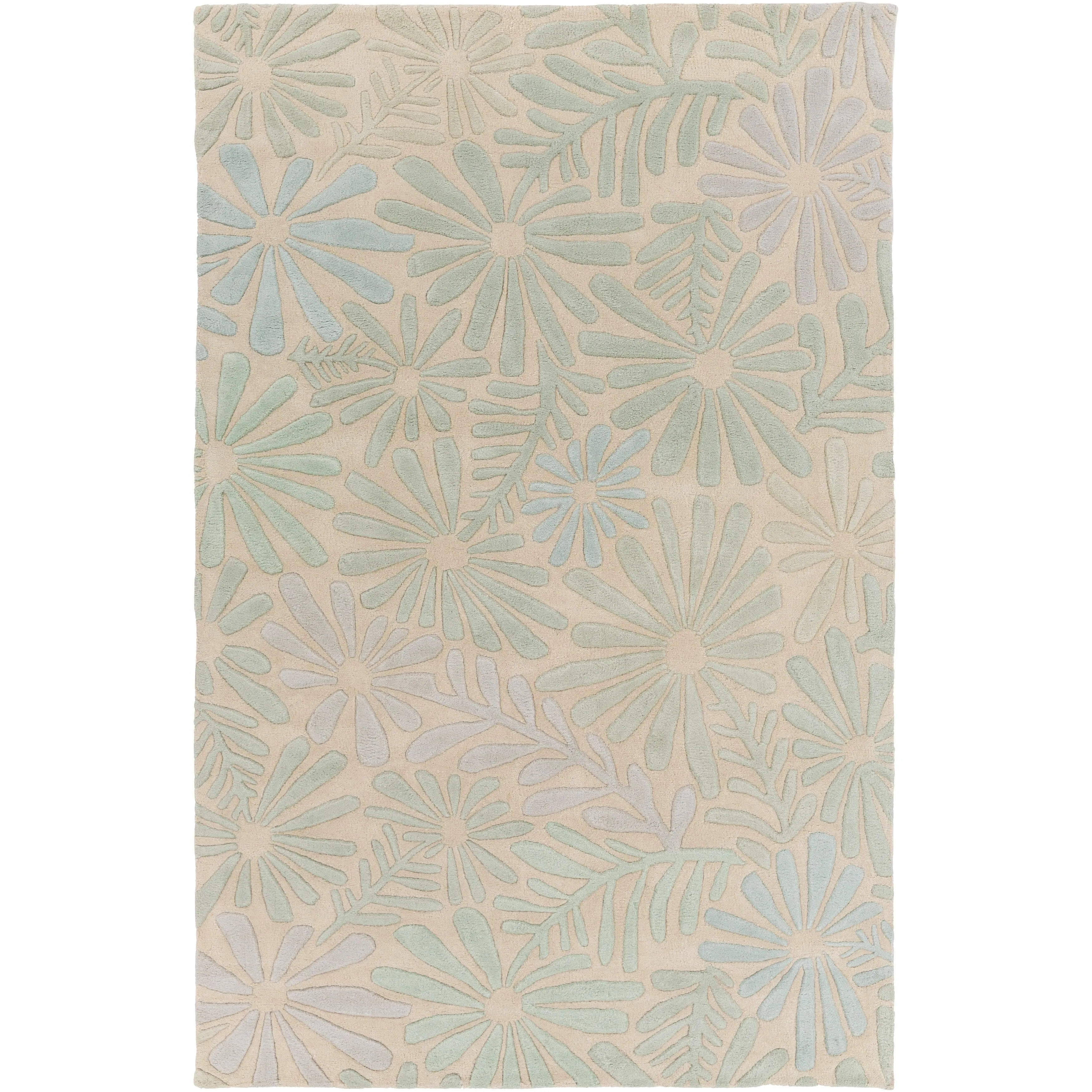 Hand-tufted Billie Floral Indoor Area Rug