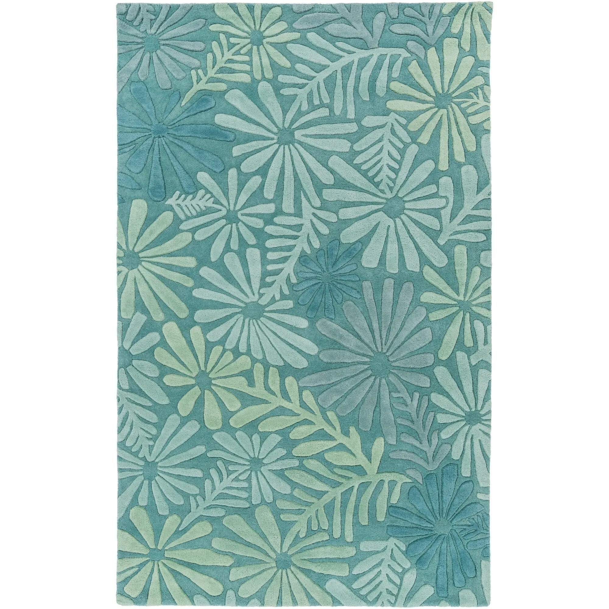 Hand-tufted Billie Floral Indoor Area Rug