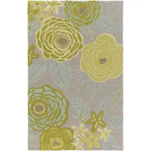 Hand-tufted Blaise Floral Indoor Area Rug - 2' x 3'