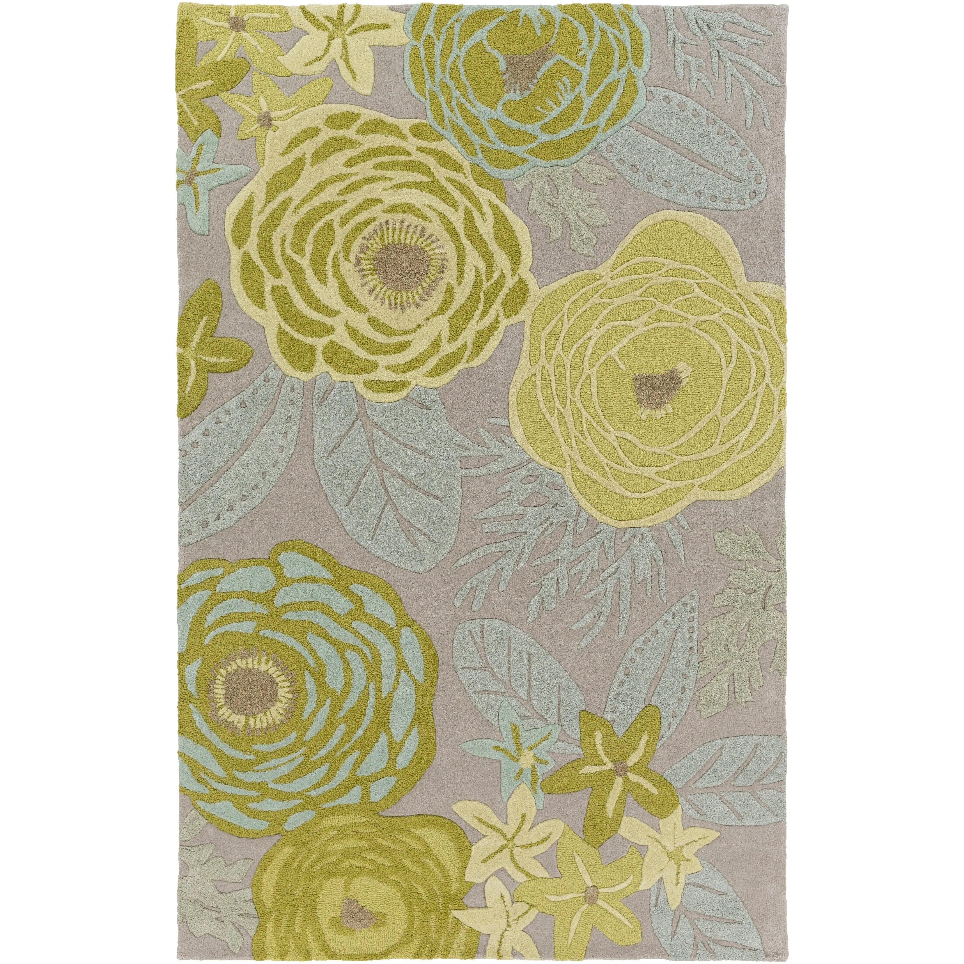Hand-tufted Blaise Floral Indoor Area Rug - 2' x 3'