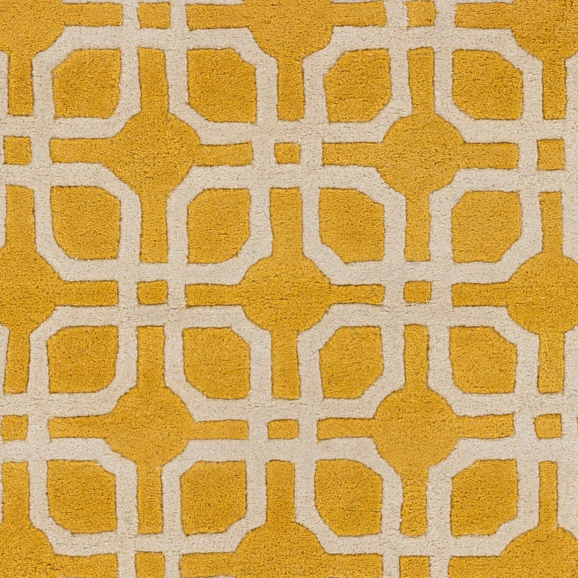Hand-Tufted Brigg Crosshatched Wool Area Rug