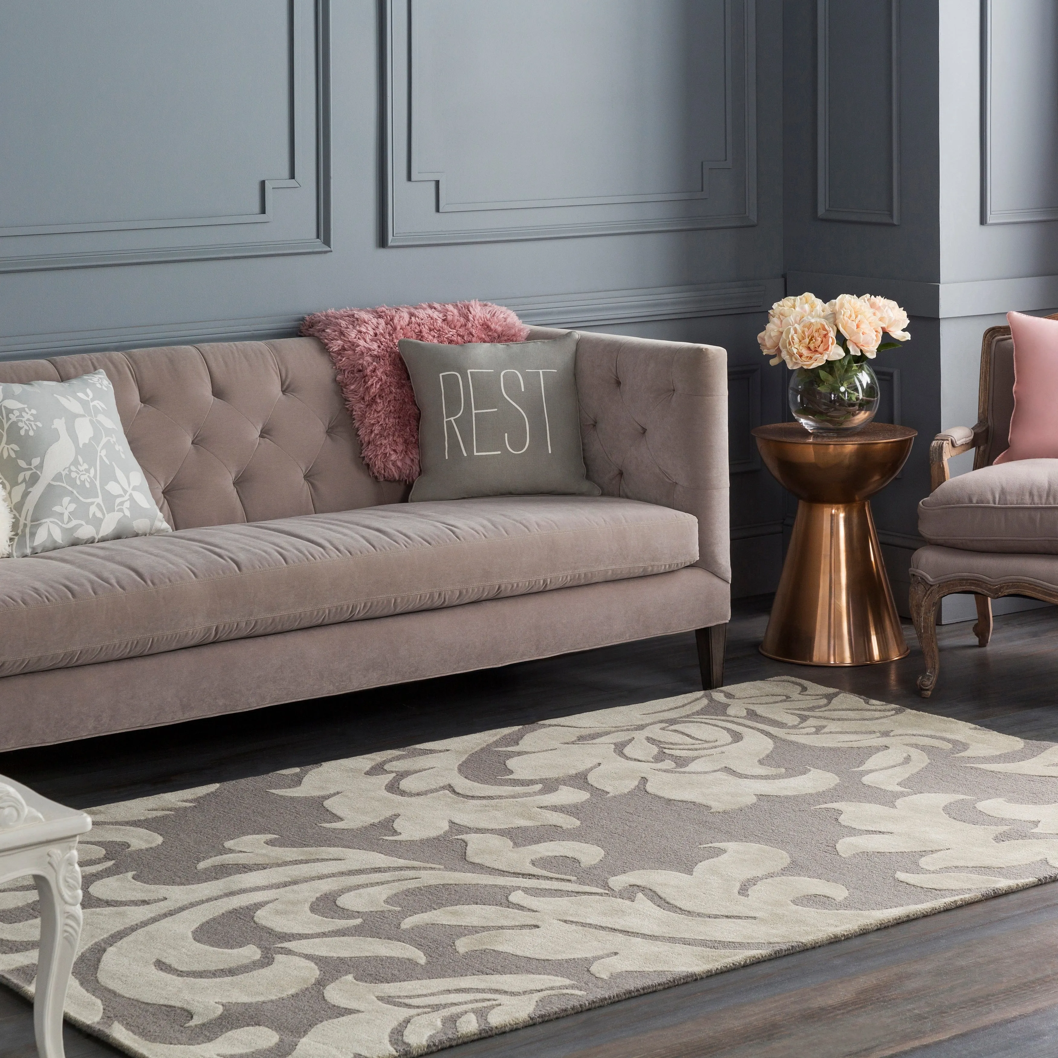 Hand-Tufted Cleo Wool / Viscose Rug