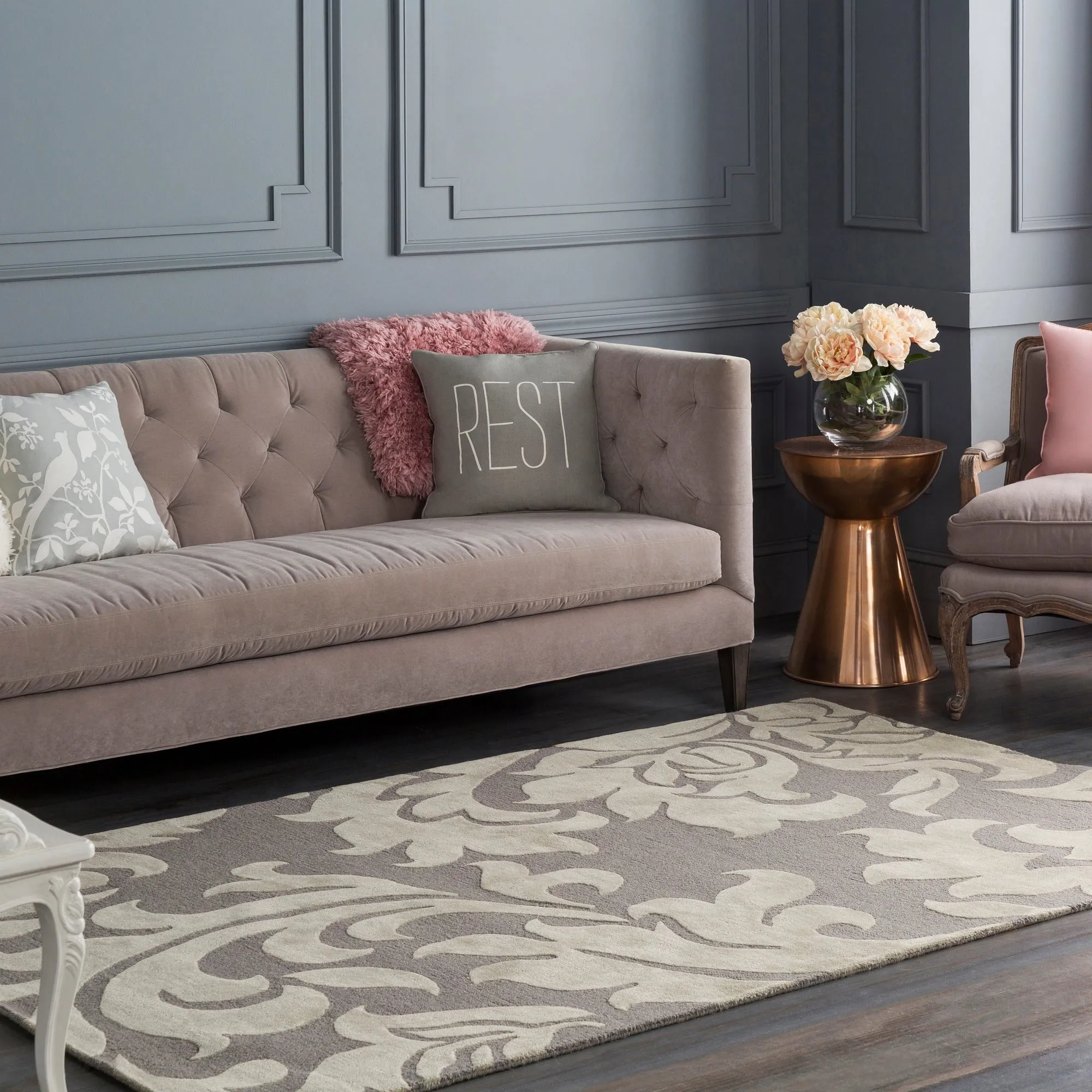 Hand-Tufted Cleo Wool / Viscose Rug