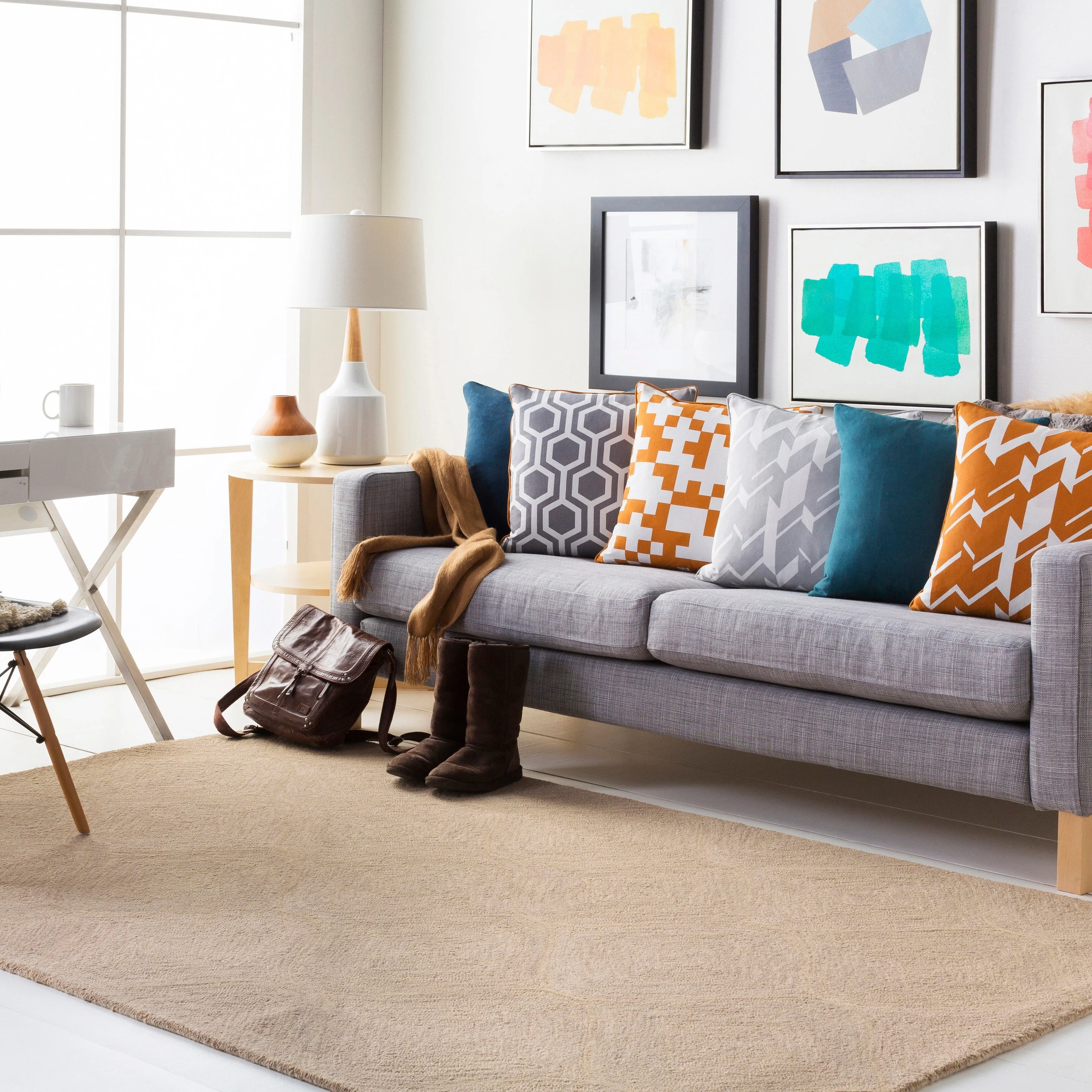 Hand-Tufted Cory Wool Area Rug