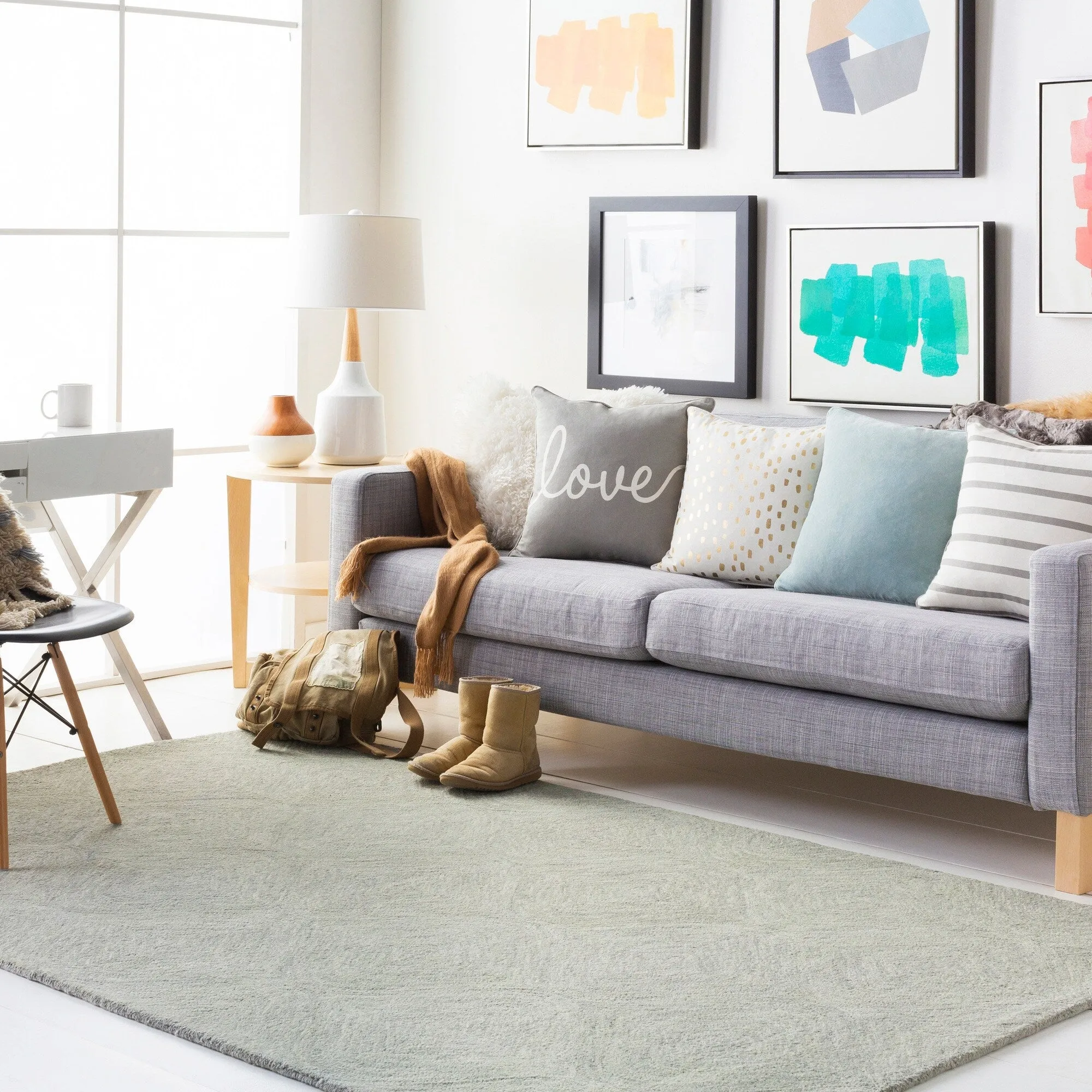 Hand-Tufted Cory Wool Area Rug