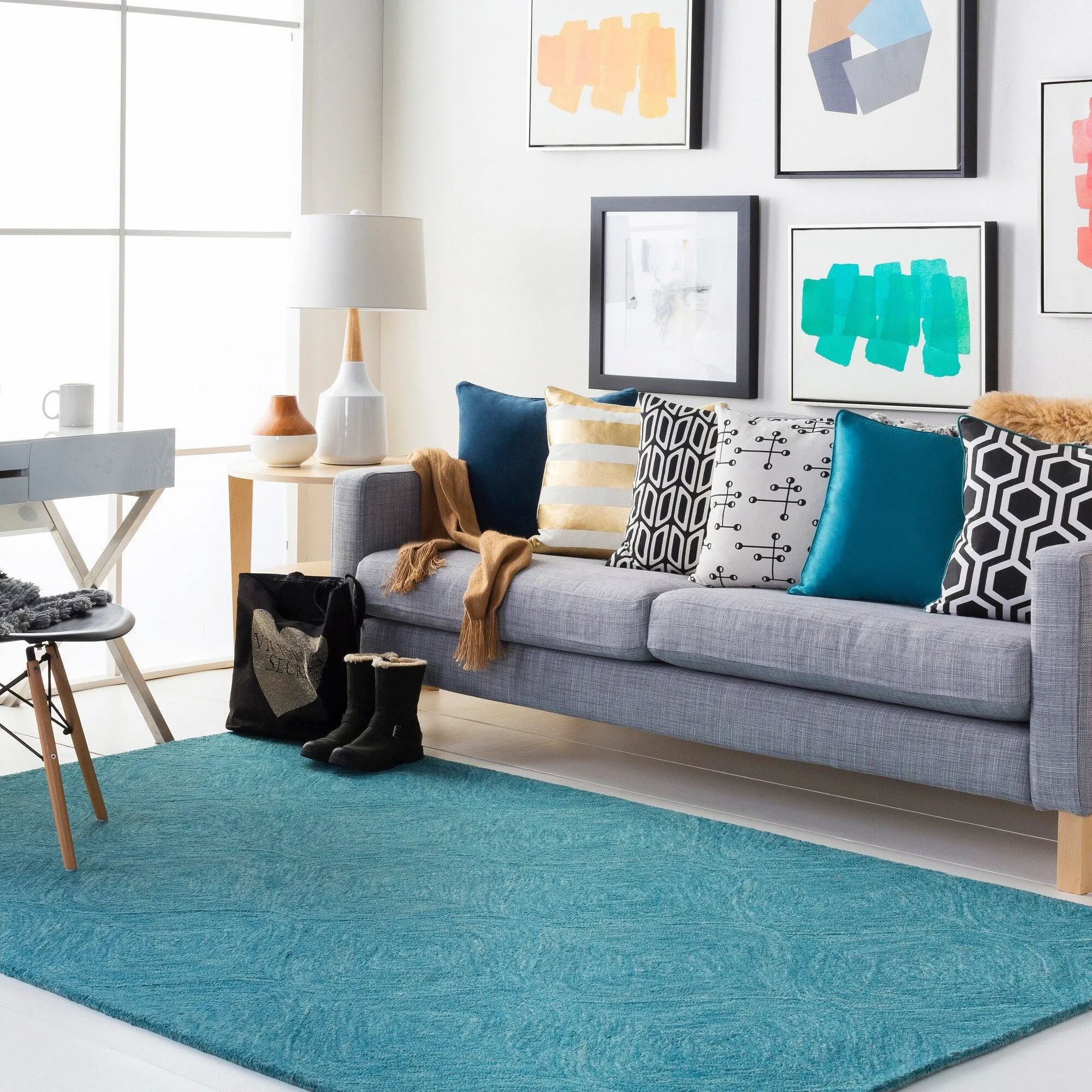 Hand-Tufted Cory Wool Area Rug