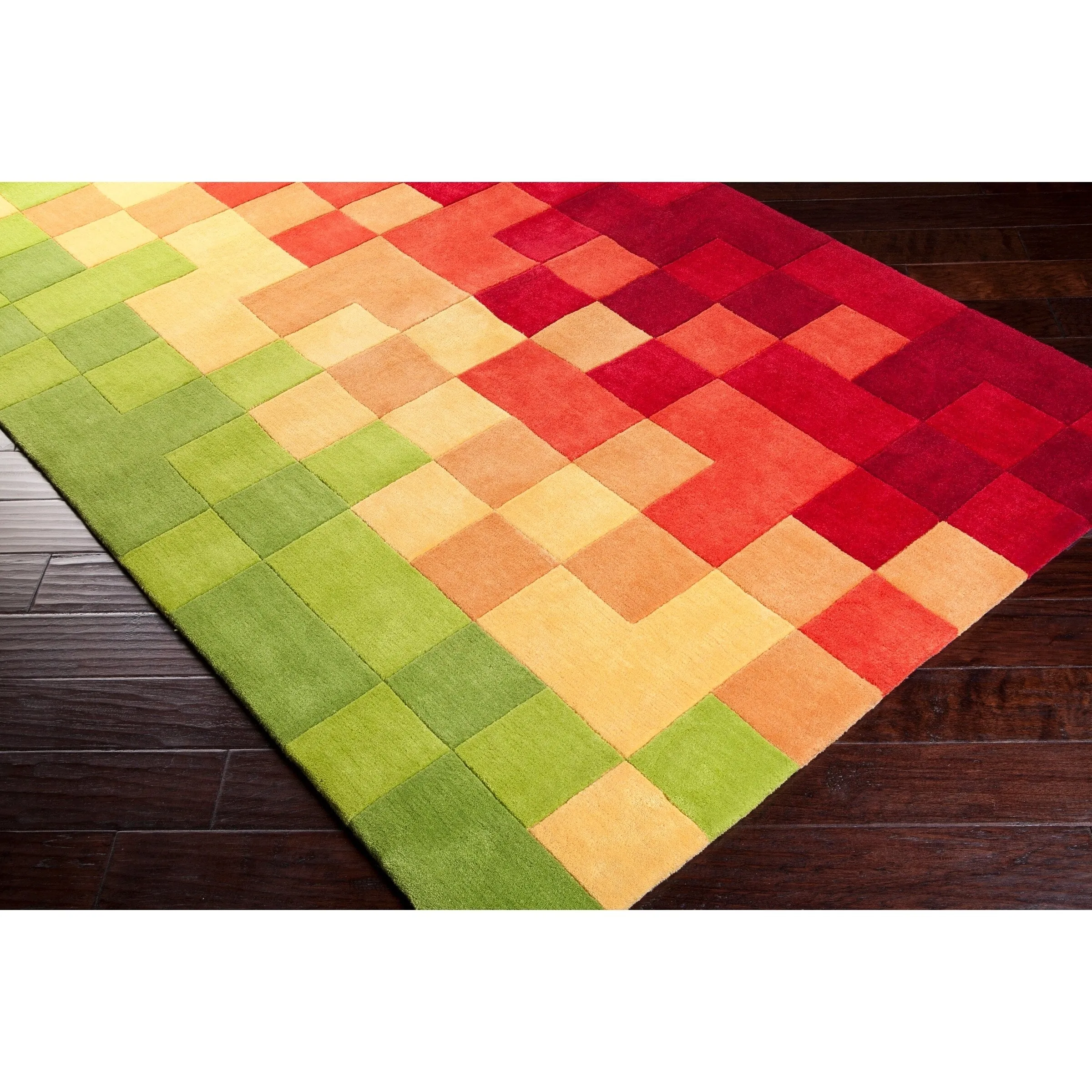 Hand-Tufted Dryden Contemporary Geometric Area Rug - 9' x 13'