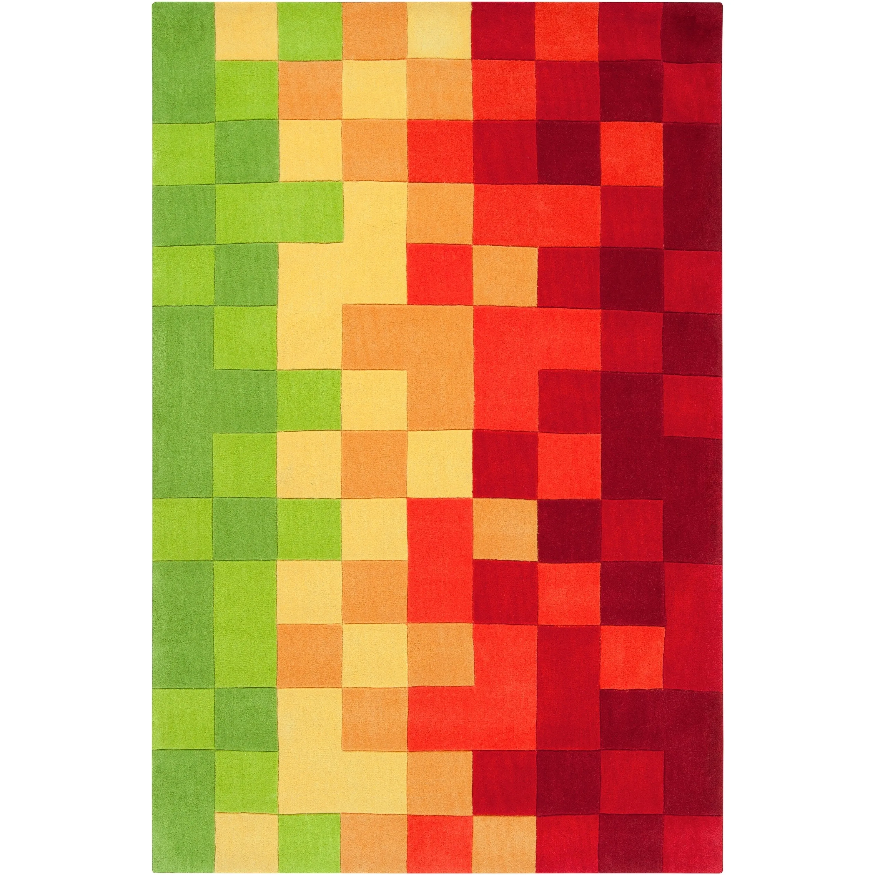 Hand-Tufted Dryden Contemporary Geometric Area Rug - 9' x 13'