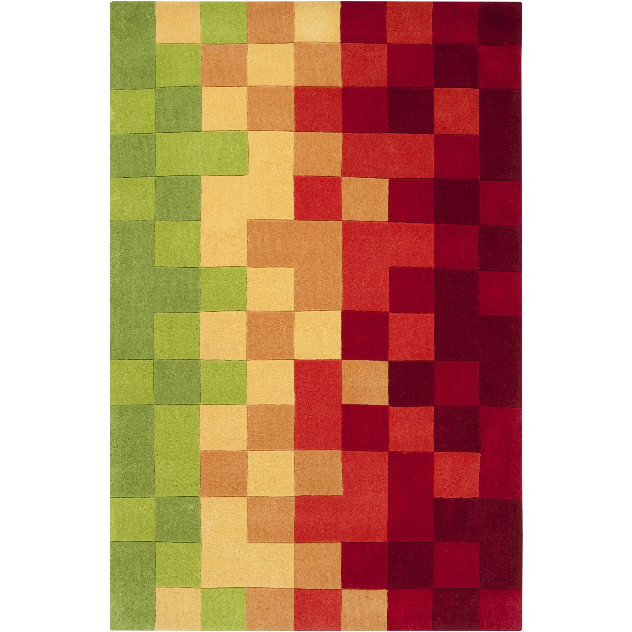 Hand-Tufted Dryden Contemporary Geometric Area Rug - 9' x 13'