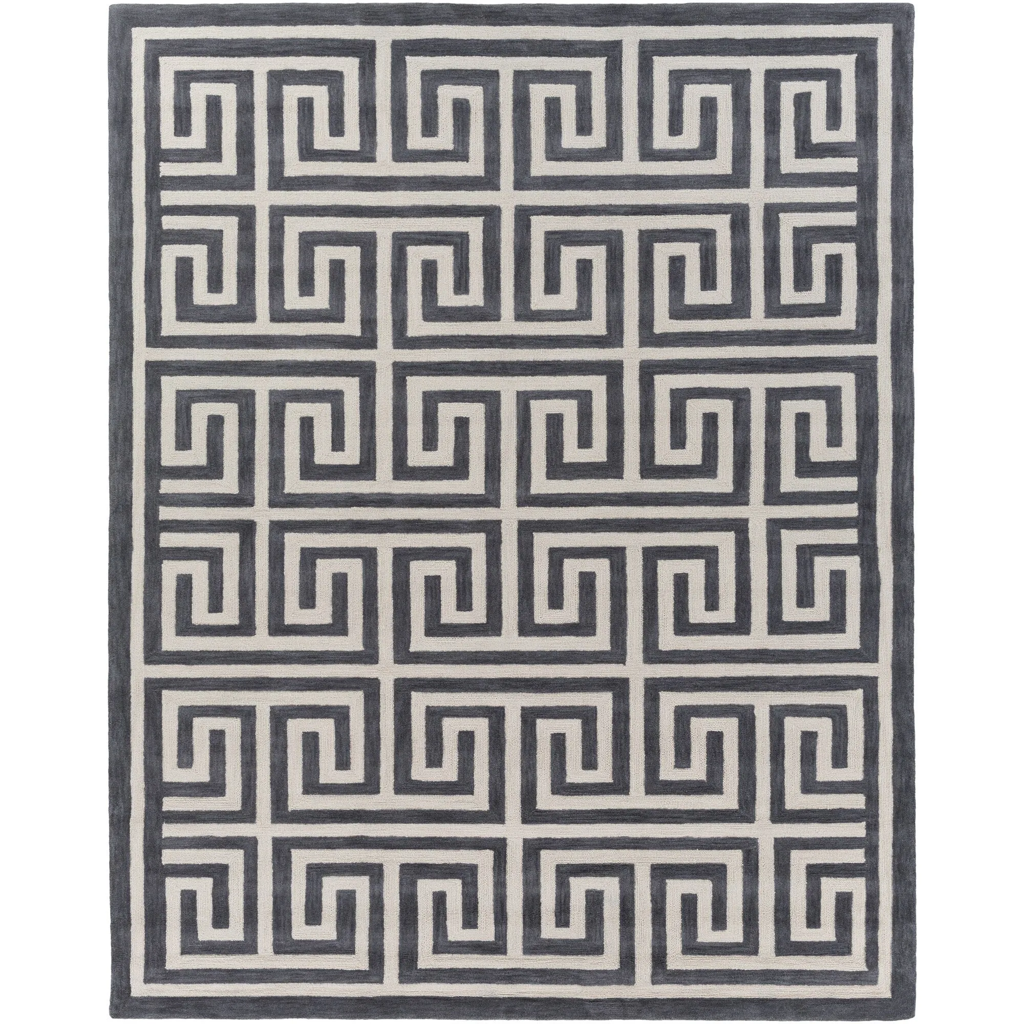 Hand-Tufted Essex Crosshatched Rug