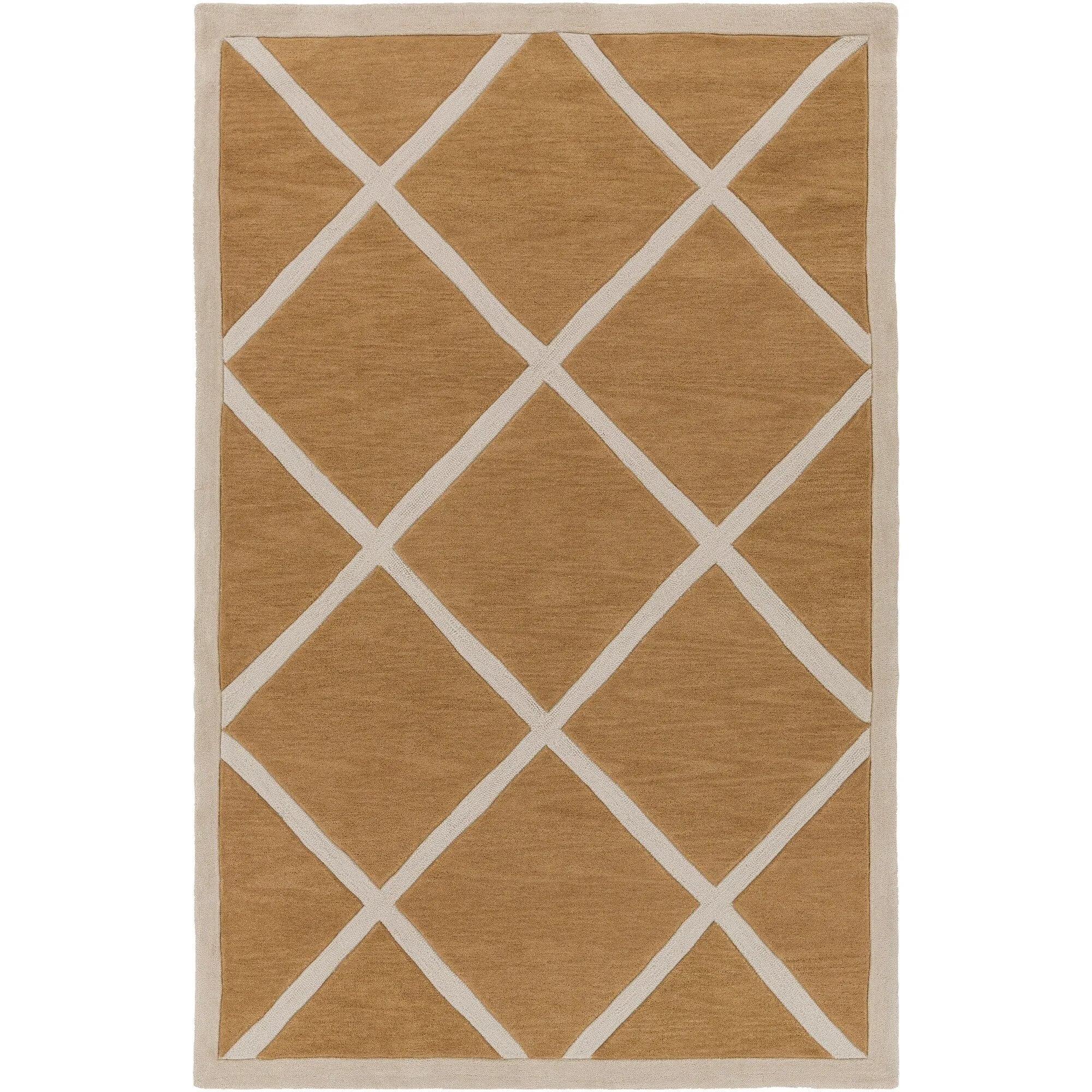 Hand-Tufted Fowey Crosshatched Area Rug