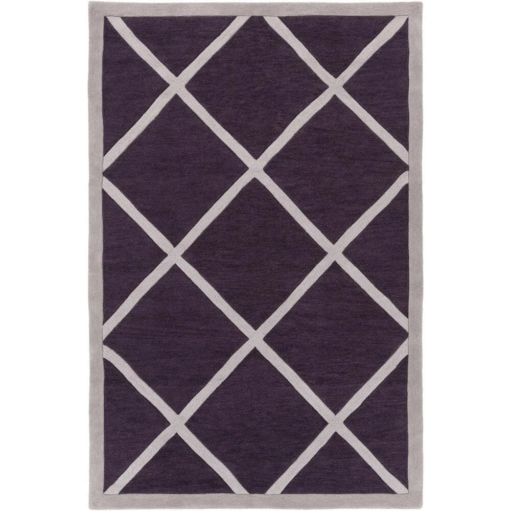 Hand-Tufted Fowey Crosshatched Area Rug
