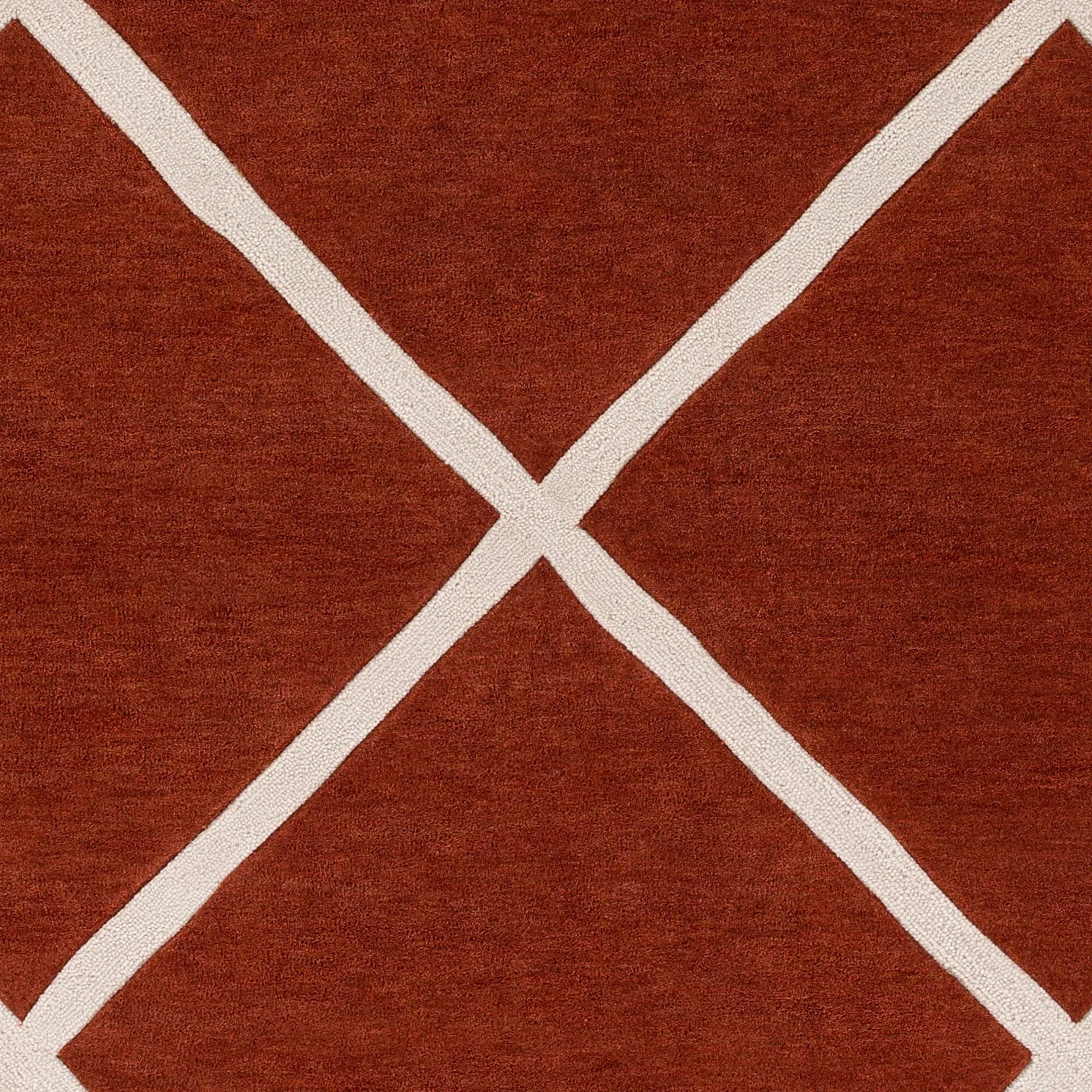 Hand-Tufted Fowey Crosshatched Area Rug