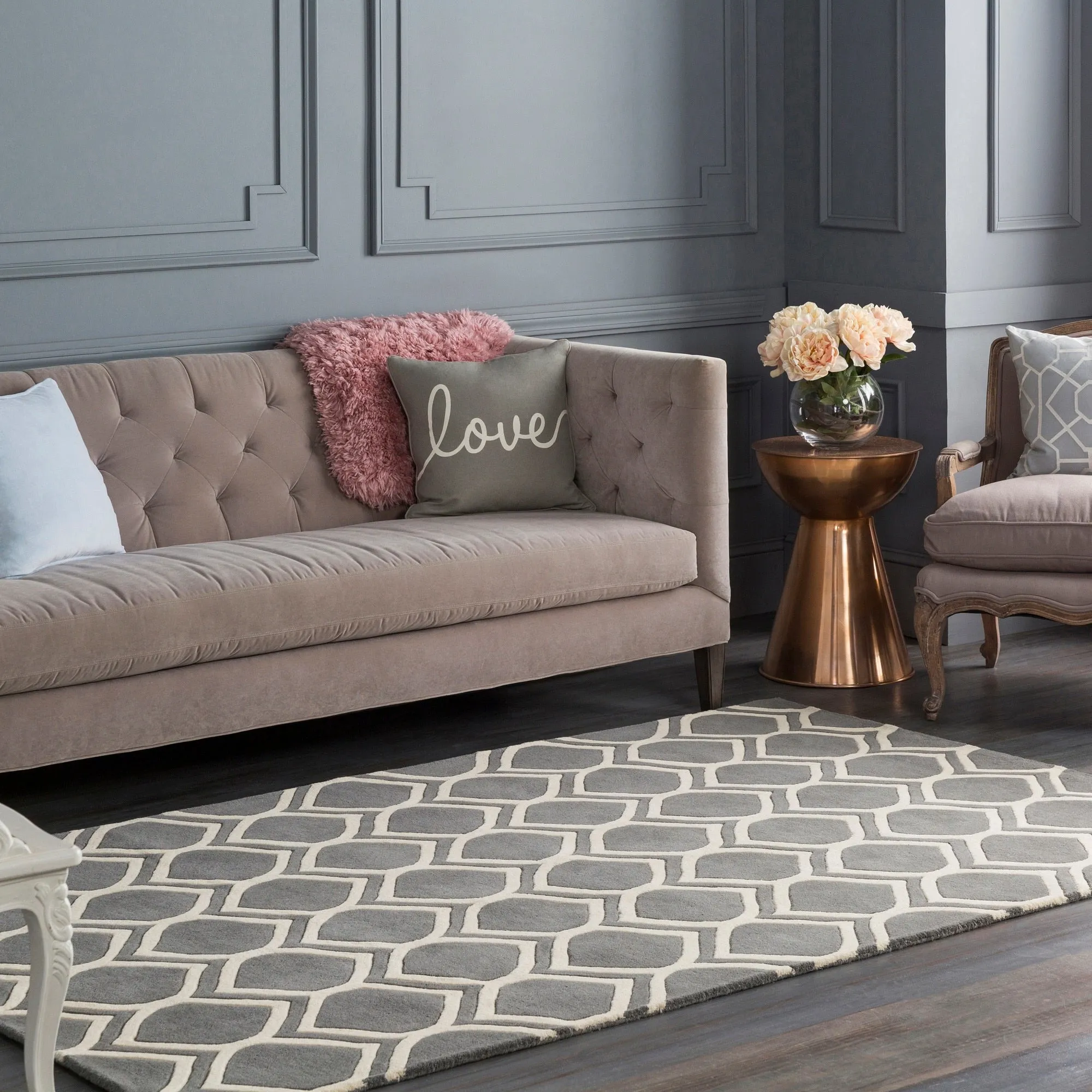 Hand Tufted Gower Wool Rug