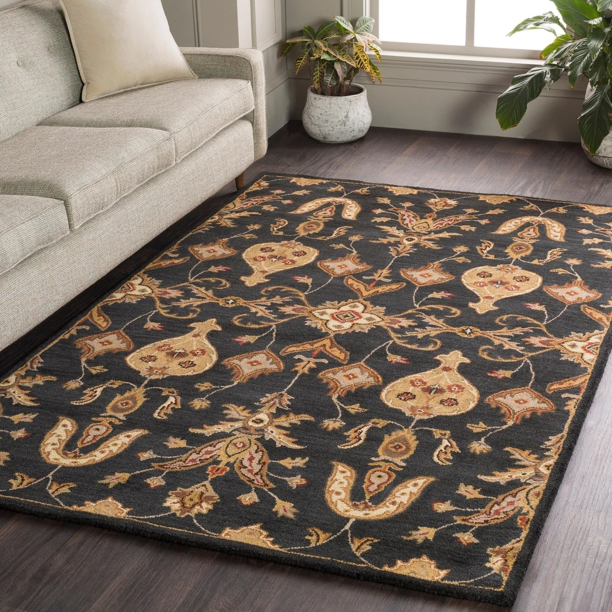 Hand-Tufted Hiromi Oriental Wool Rug