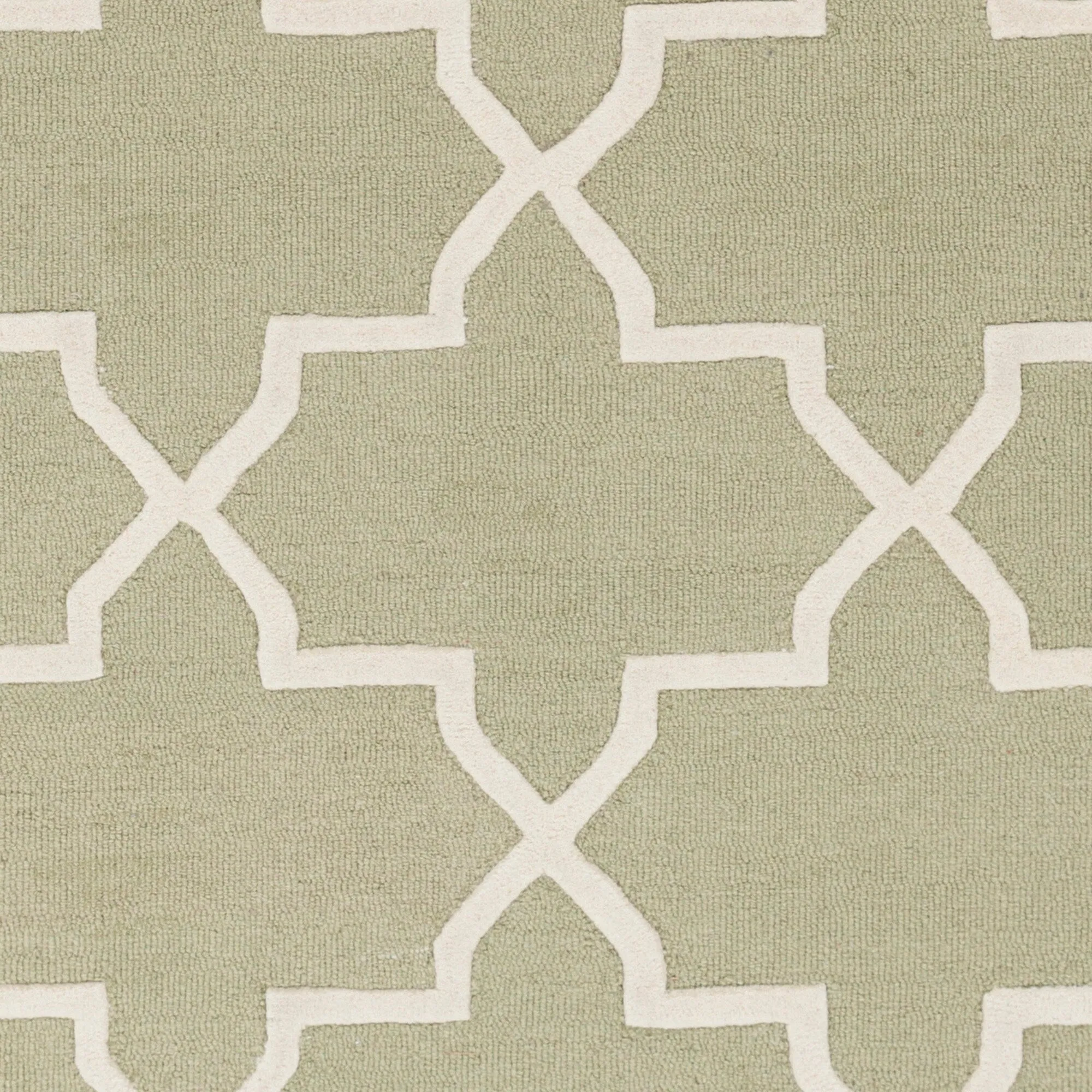 Hand-Tufted Jennifer Moroccan Tiled Wool Rug