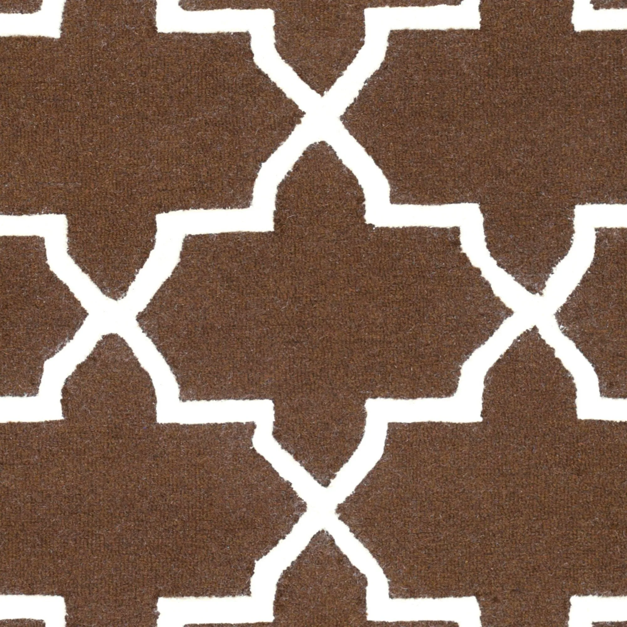 Hand-Tufted Jennifer Moroccan Tiled Wool Rug