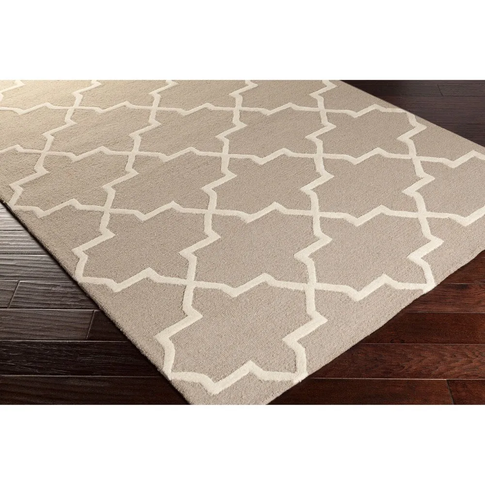 Hand-Tufted Jennifer Moroccan Tiled Wool Rug