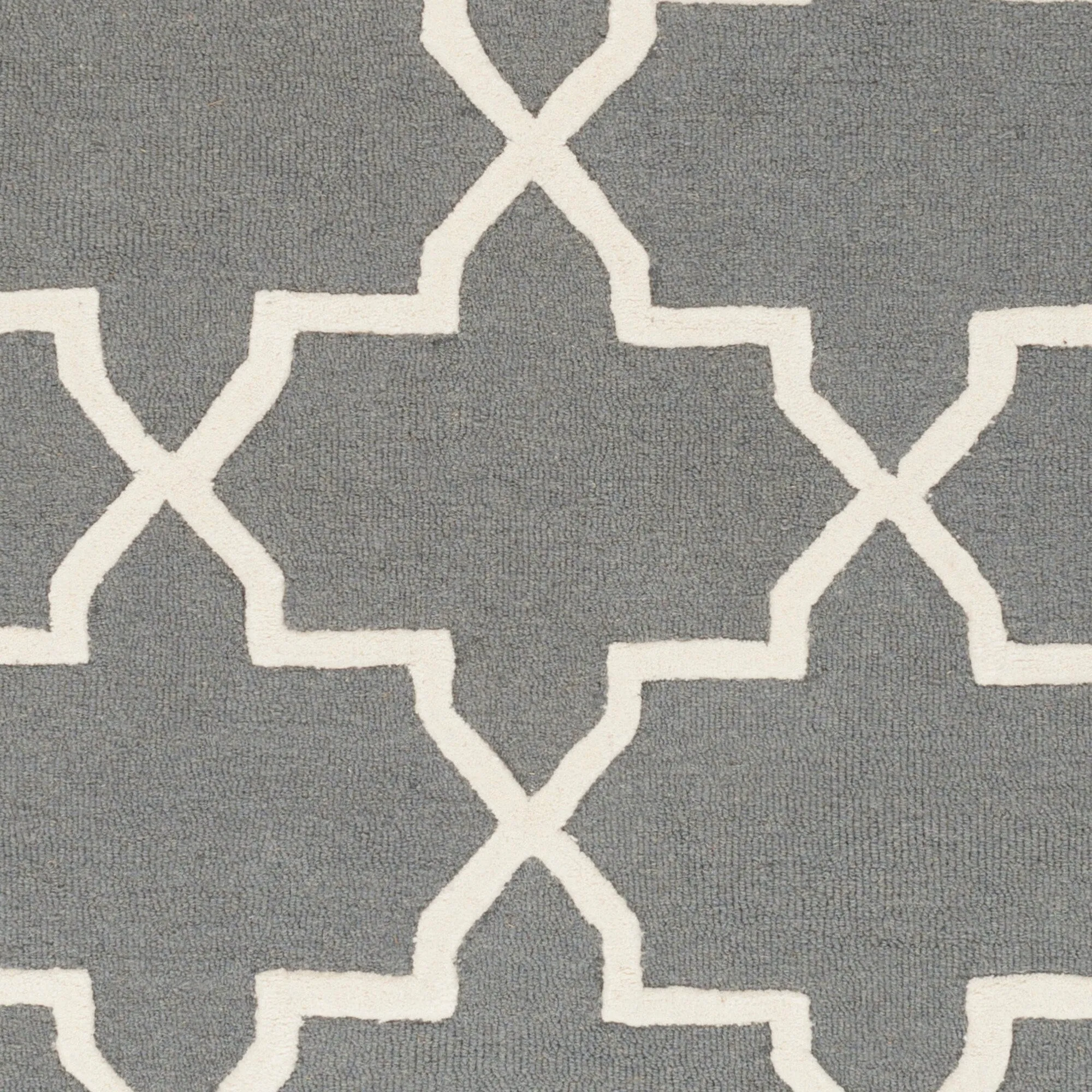 Hand-Tufted Jennifer Moroccan Tiled Wool Rug