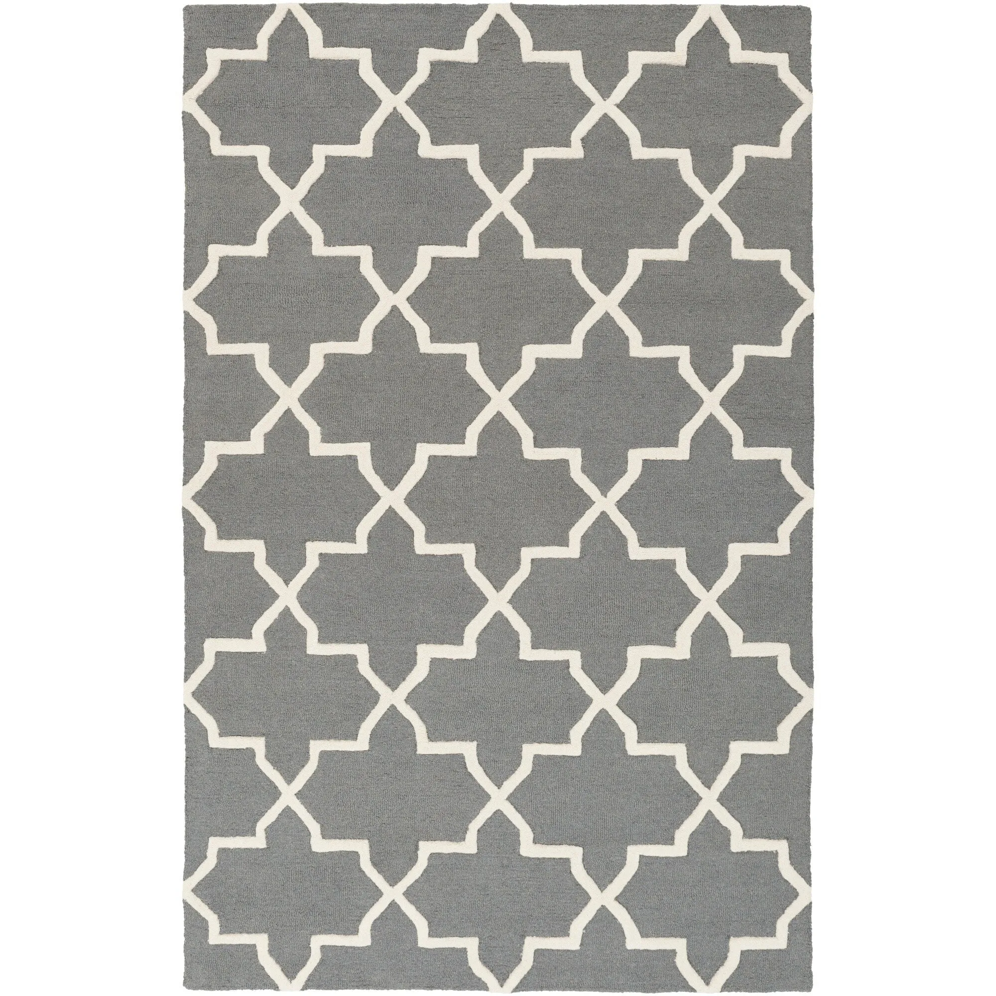 Hand-Tufted Jennifer Moroccan Tiled Wool Rug