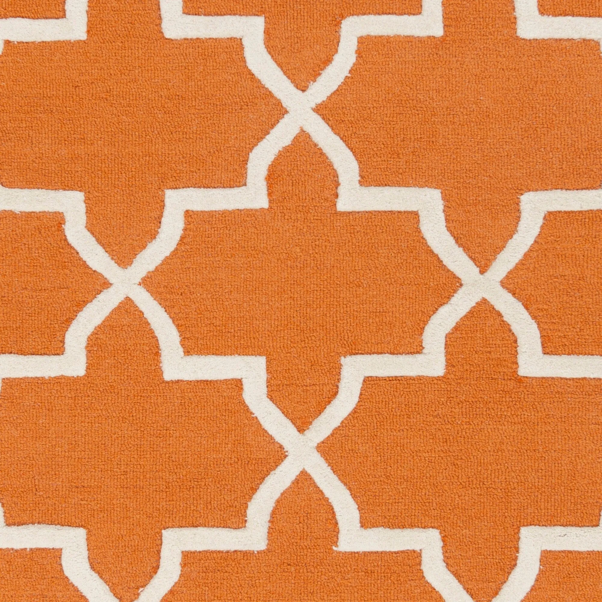 Hand-Tufted Jennifer Moroccan Tiled Wool Rug