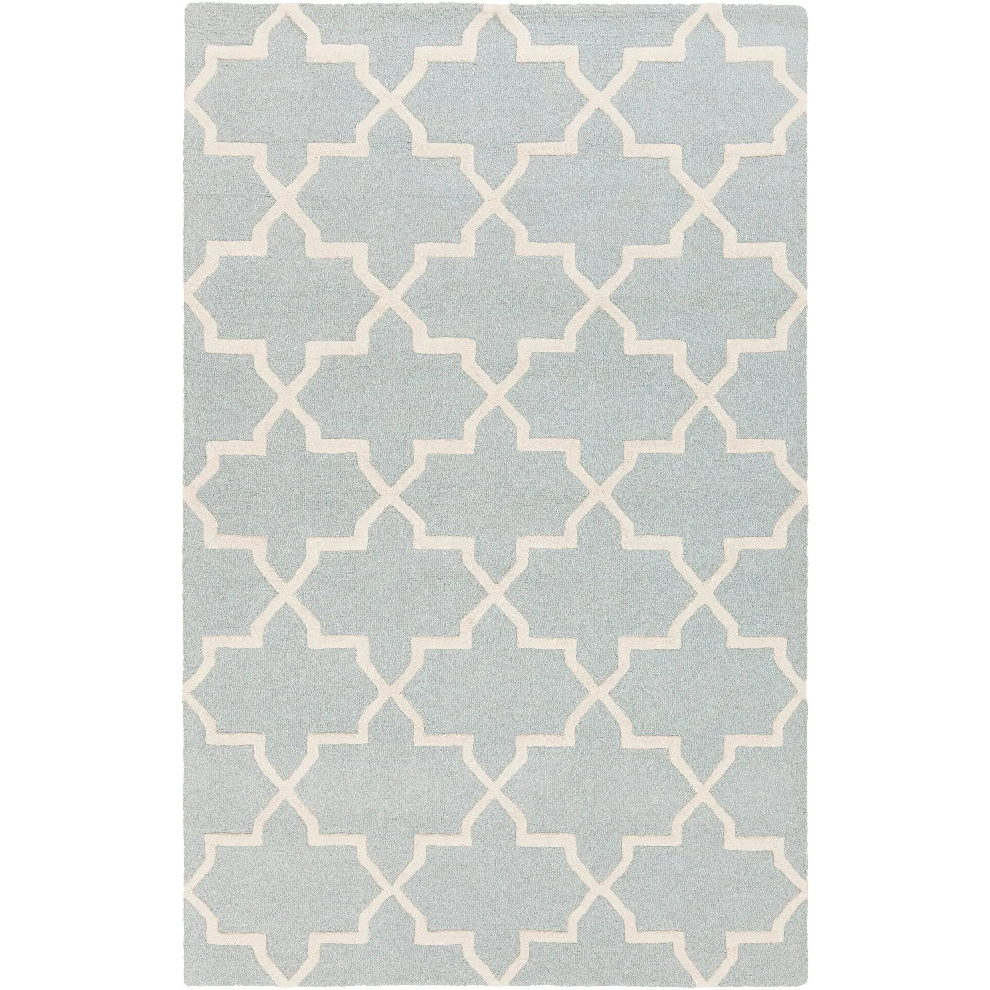 Hand-Tufted Jennifer Moroccan Tiled Wool Rug
